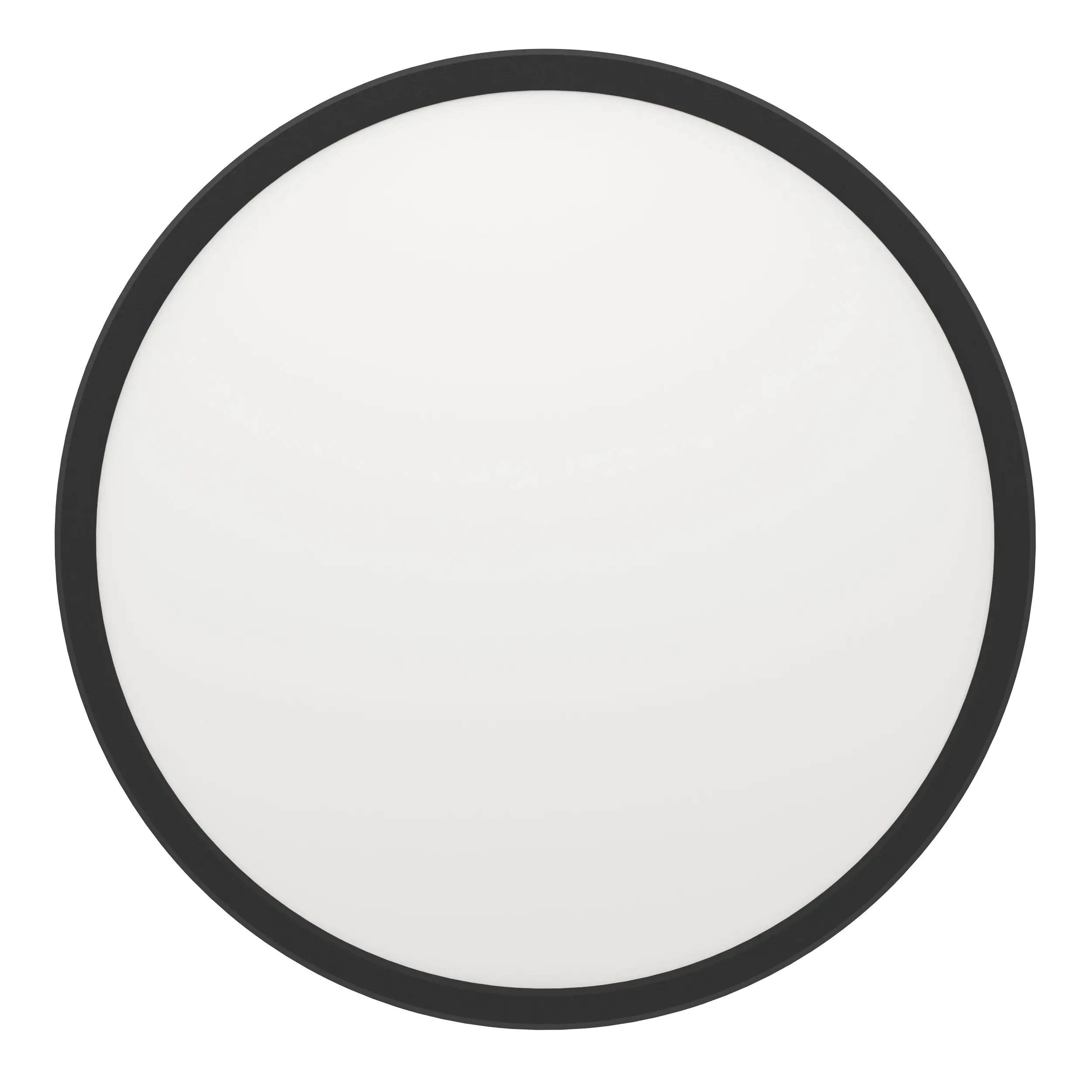 Eglo LED Deckenleuchte Minerario schwarz weiß Ø 30 cm warmweiß IP54