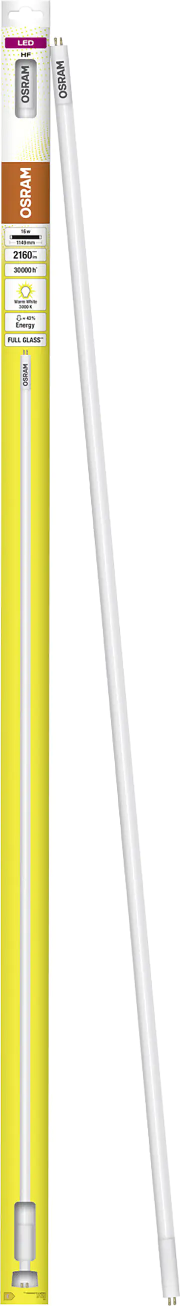 Osram LED Röhre 114,9 cm G5 16 W warmweiß