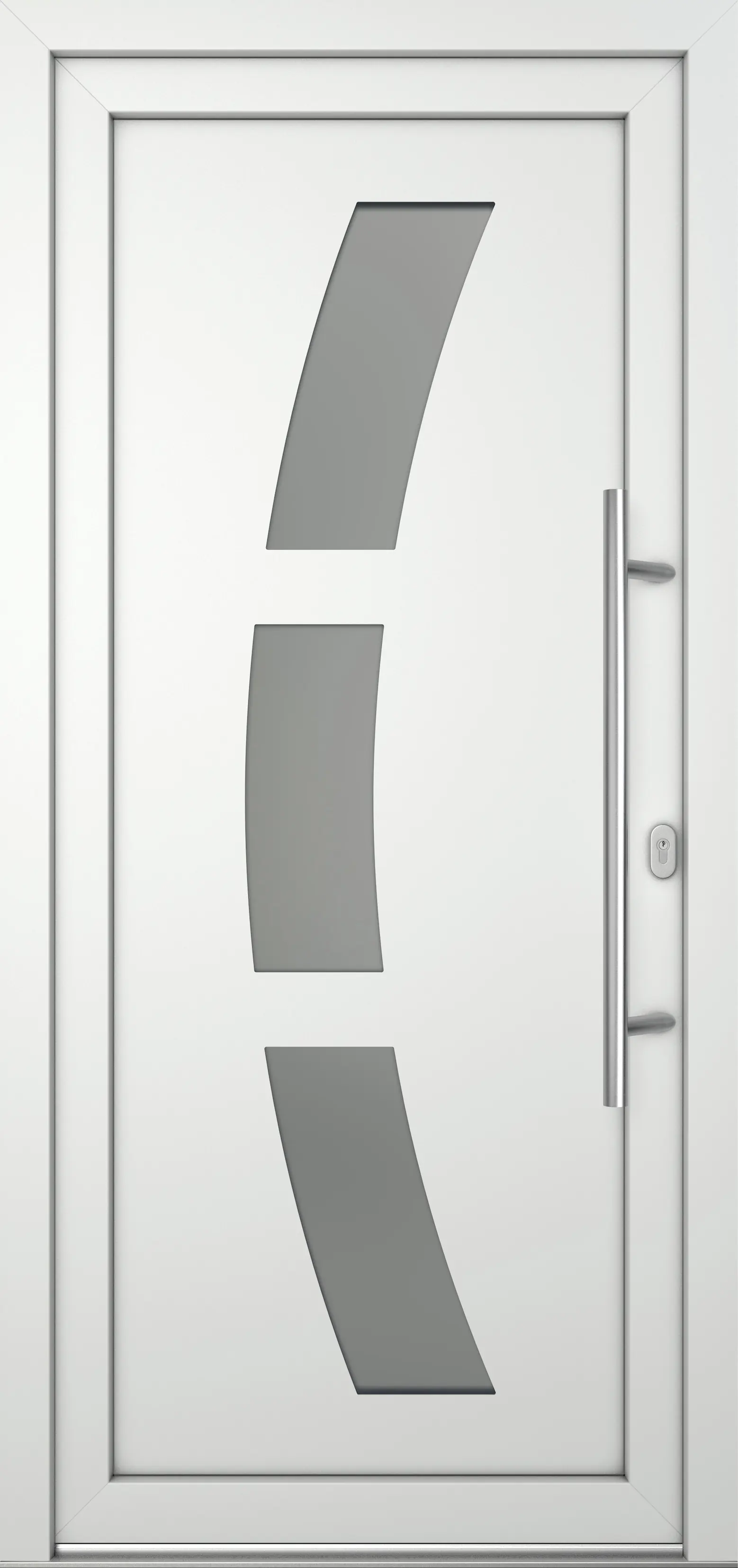 Meeth Haustür Optimal Pro PVC Modell 103 108 x 200 cm DIN Rechts weiß