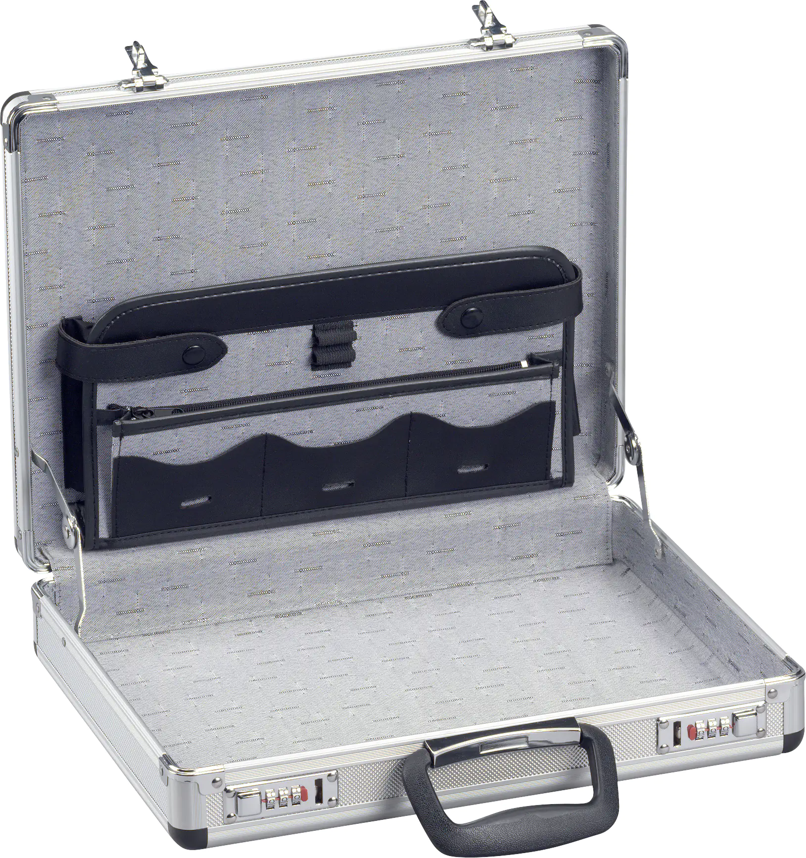 4005187204209_2990246 Allit Aktenkoffer Alu Profi Case 16 silber mit Zahlenschloss