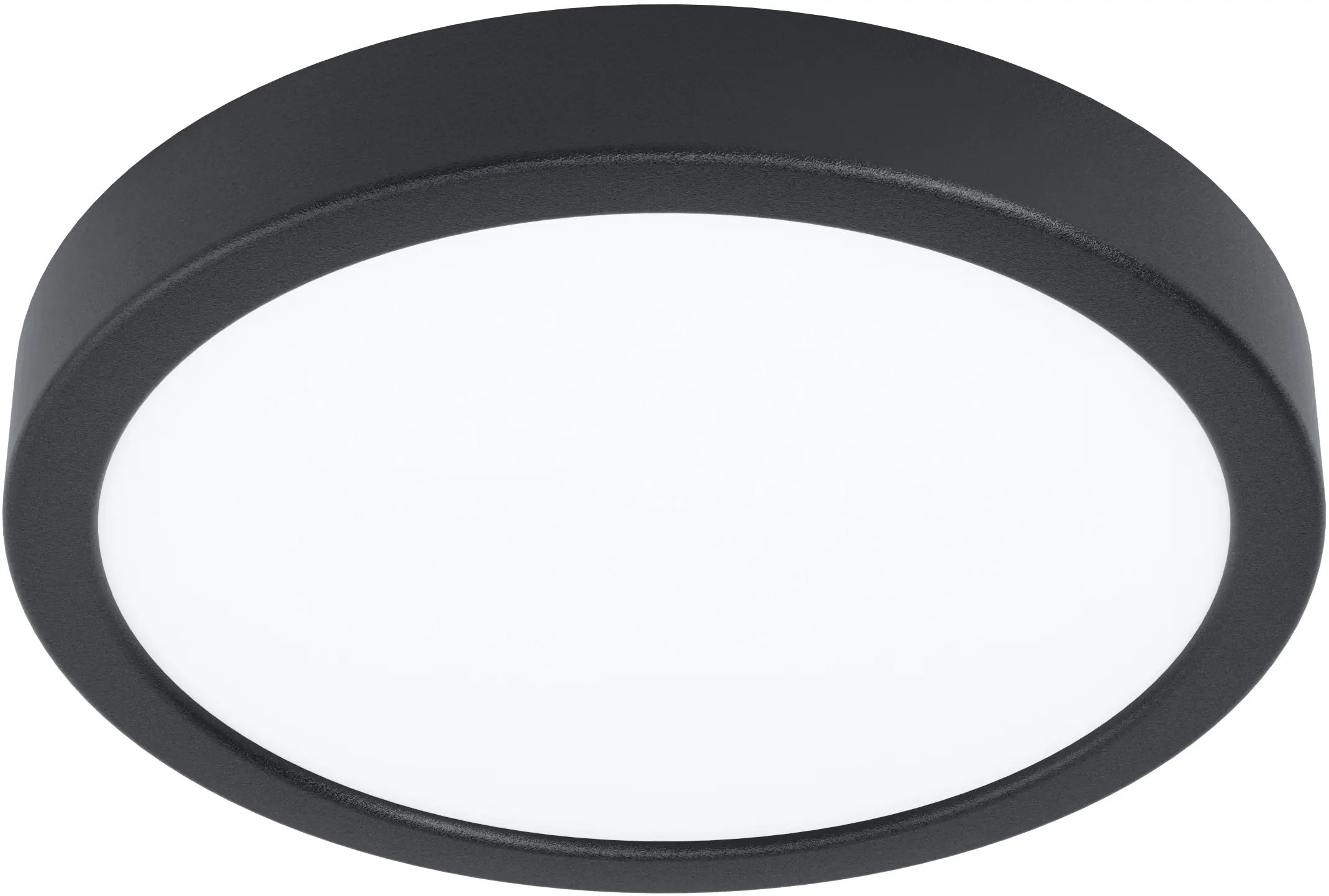 Eglo LED Aufbauleuchte Fueva 5 schwarz Ø 21 cm neutralweiß