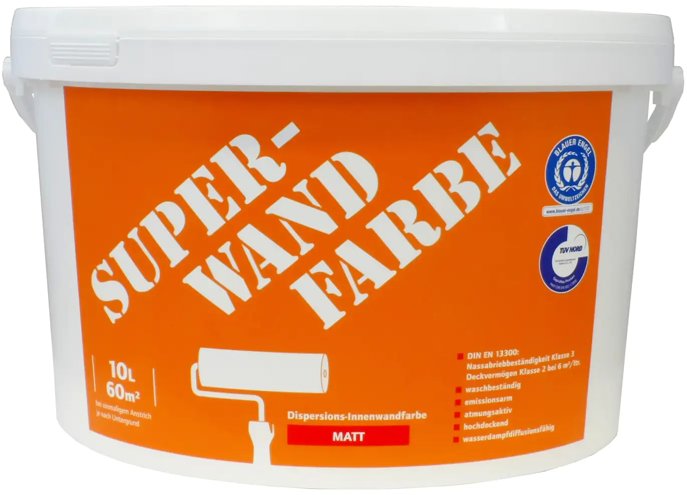 Wilckens Super-Wandfarbe 10 L weiß matt Wilckens Super-Wandfarbe 10 L weiß matt