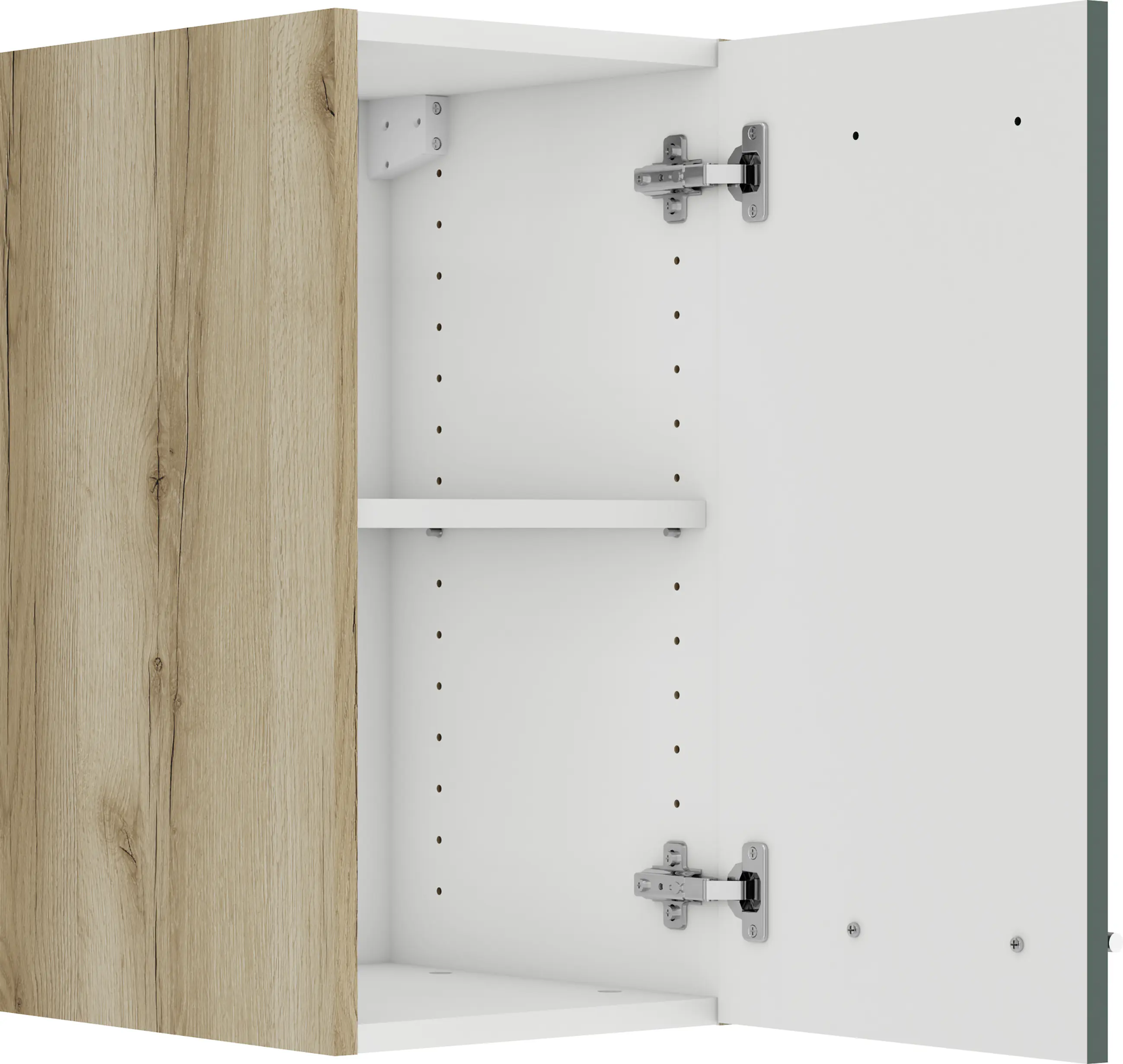 Optifit Oberschrank Savona 405 steingrün/eiche 30 cm 