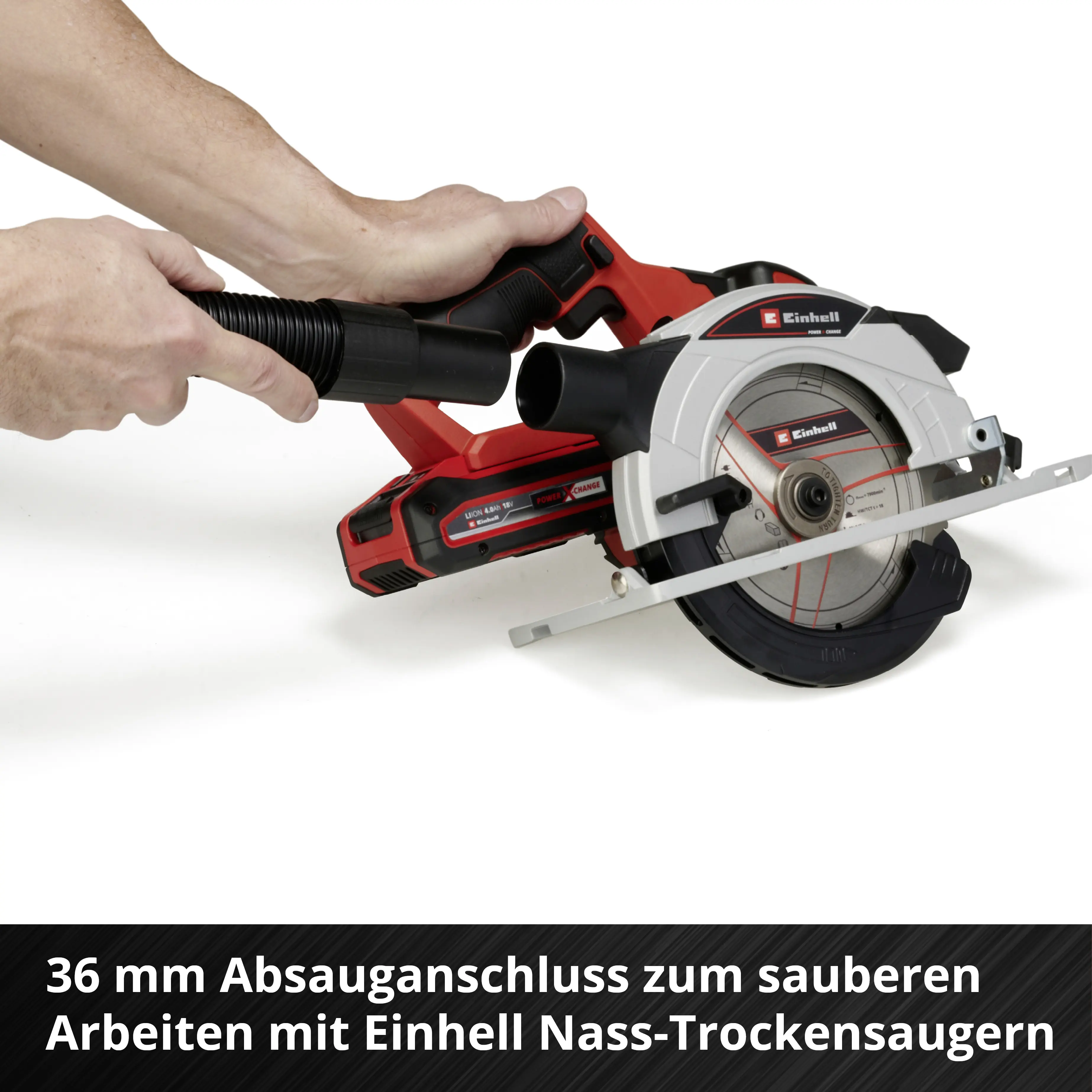 Einhell Expert Akku-Handkreissäge TE-CS 18/165-1 Li Solo 18 V