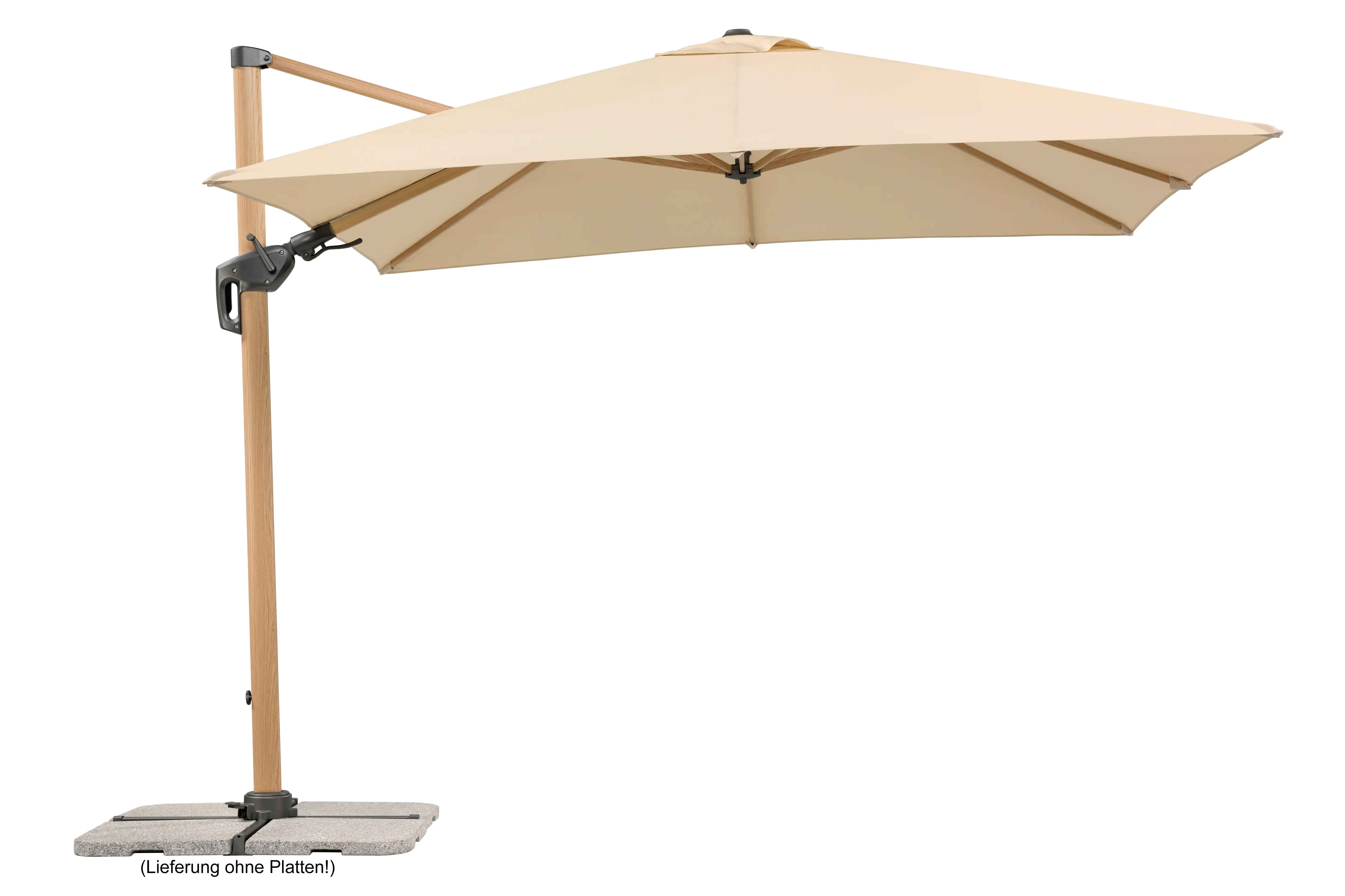 4000570729024_1 Schneider Ampelschirm Rhodos Twist Woody natur 300 x 300 cm