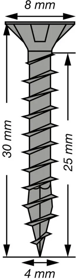 Spax Universalschrauben 4 x 30 mm T20 Vollgewinde - 20 Stk. 