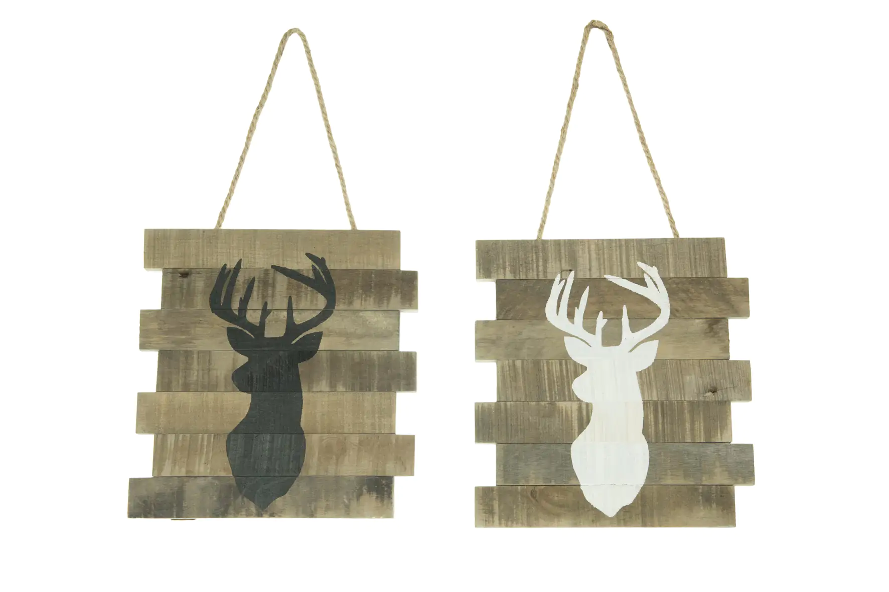 Dijk Holzschild Elch 27,5 x 29 x 3 cm