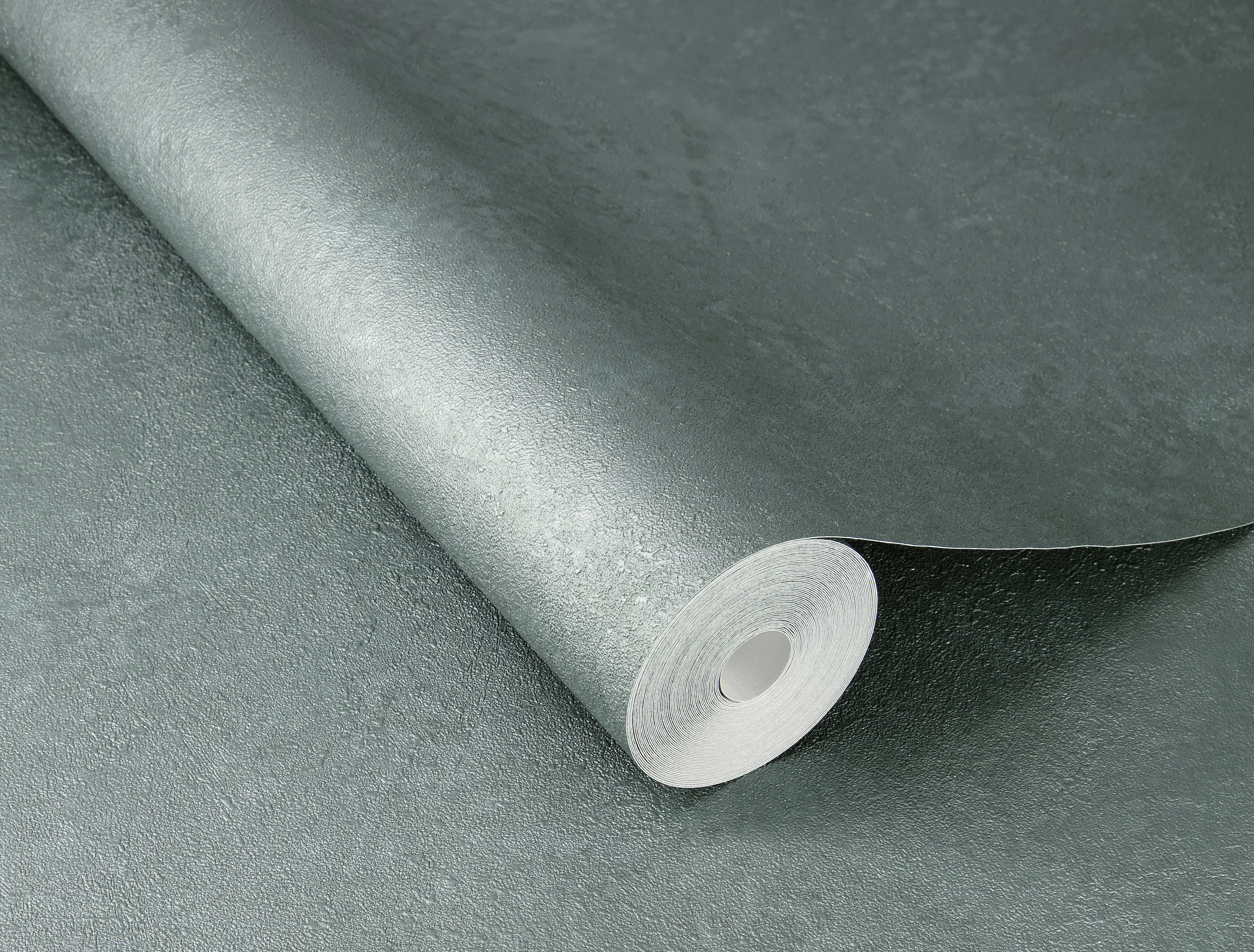 Rasch Vliestapete 315172 Grün-Dunkelgrün Uni 10,05 m x 0,53 m