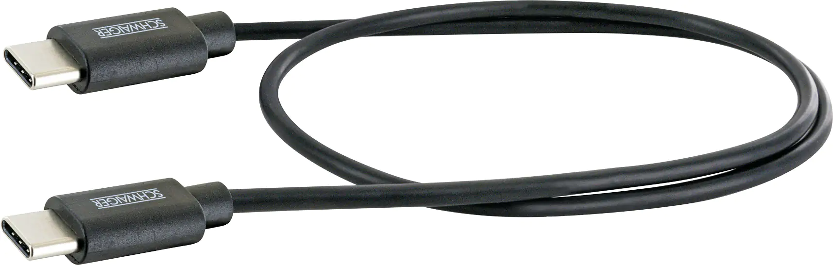 Schwaiger Sync und Ladekabel 0,5 m USB Type C, schwarz Schwaiger Sync und Ladekabel 0,5 m USB Type C, schwarz