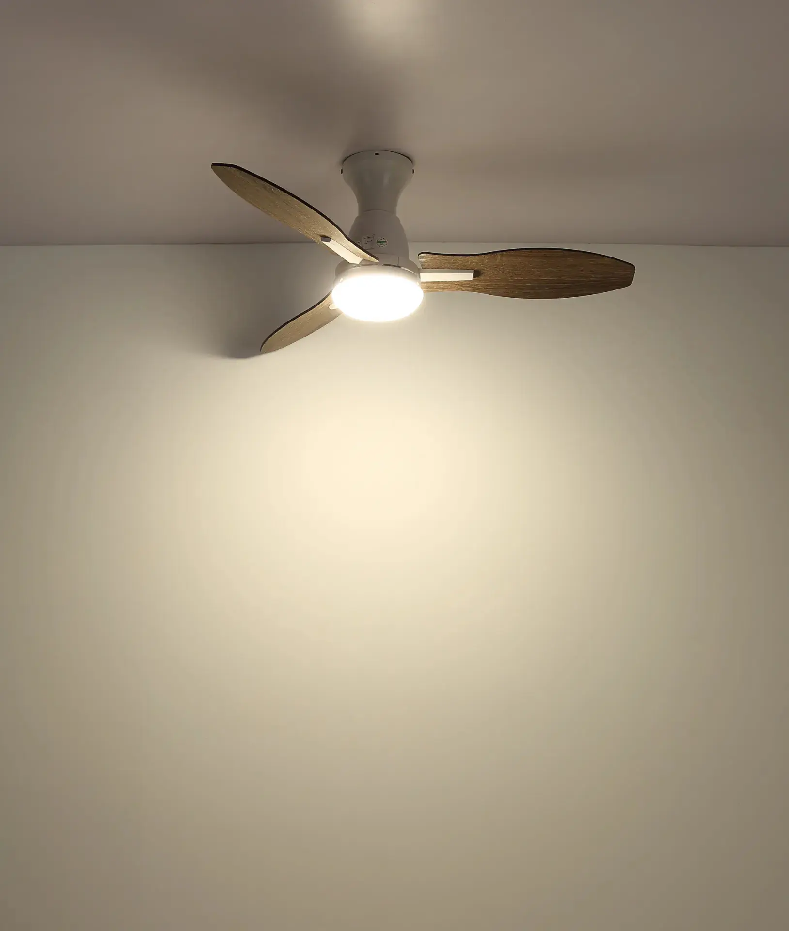 Globo Deckenventilator Gale Ø 107 cm 35 W holz matt CCT
