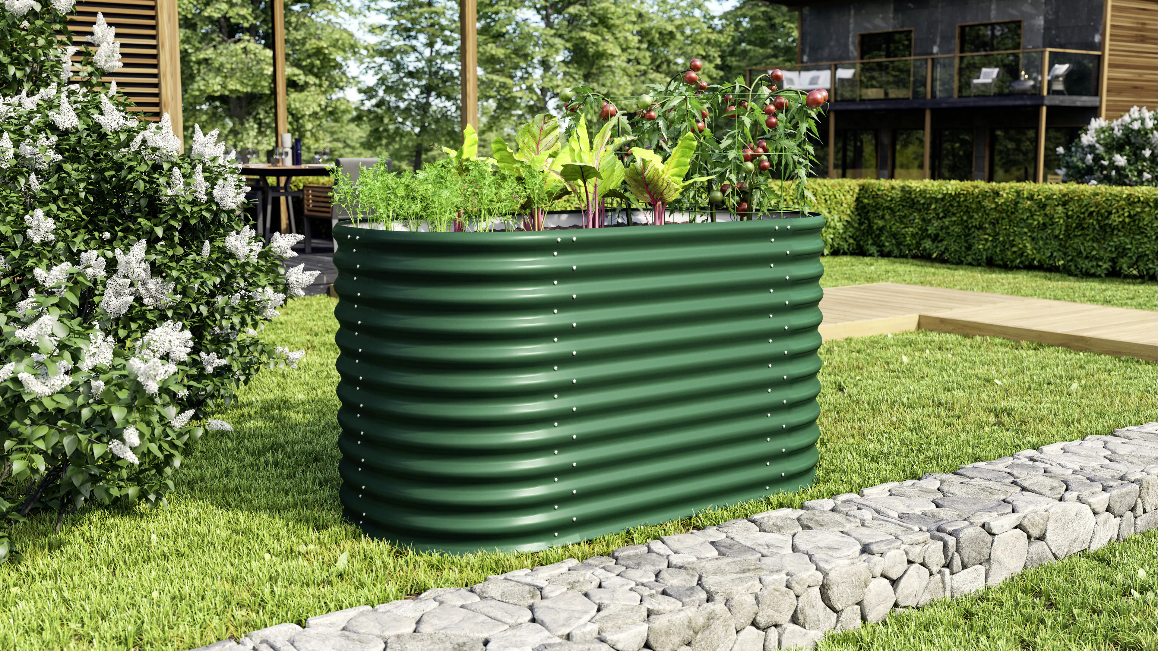 Vitavia Hochbeet Terra 858 162 x 82 x 86 cm seegras