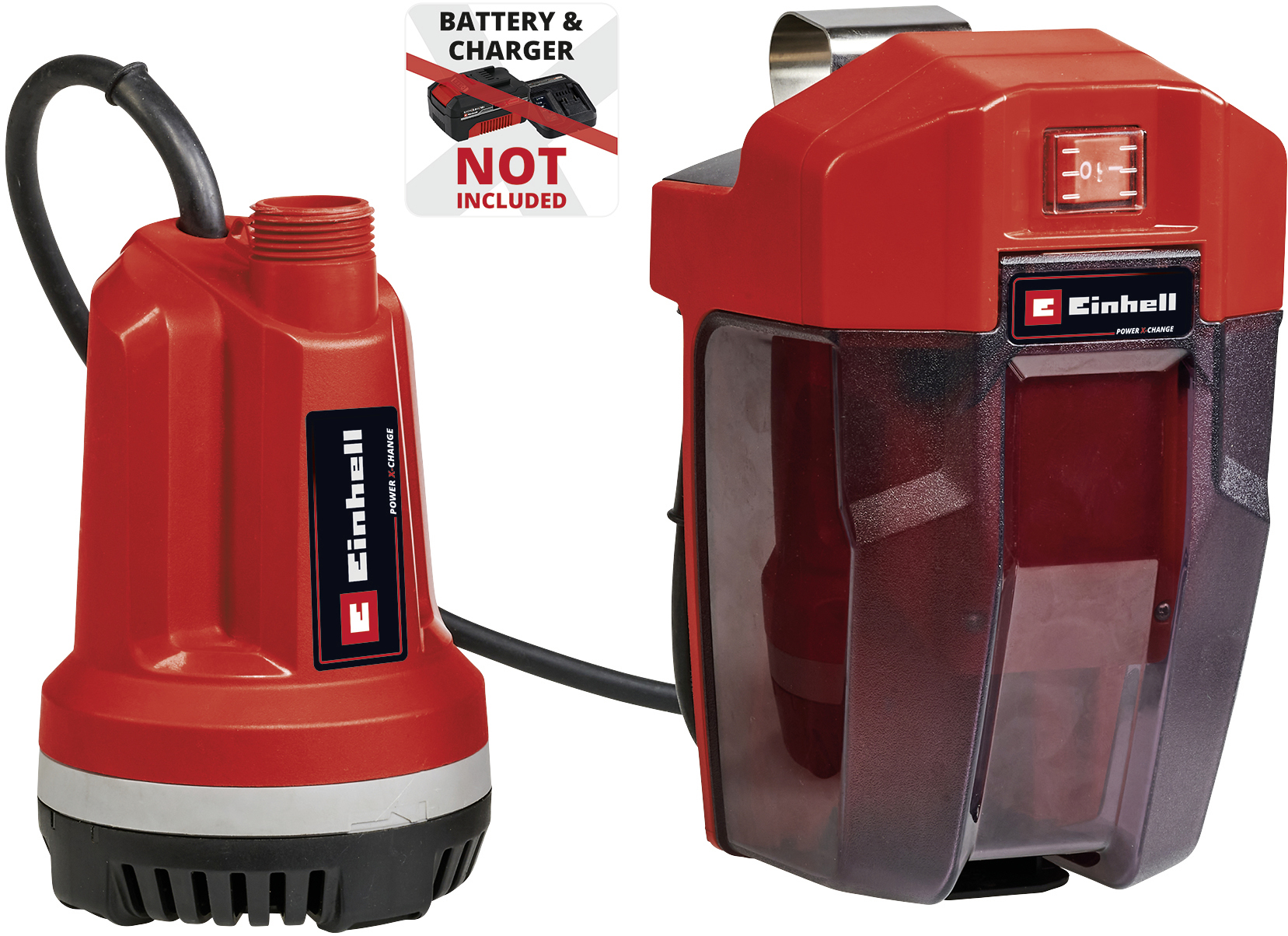 Einhell Akku Klarwasserpumpe GE-PP 18 RB Li-Solo 3000 l/h