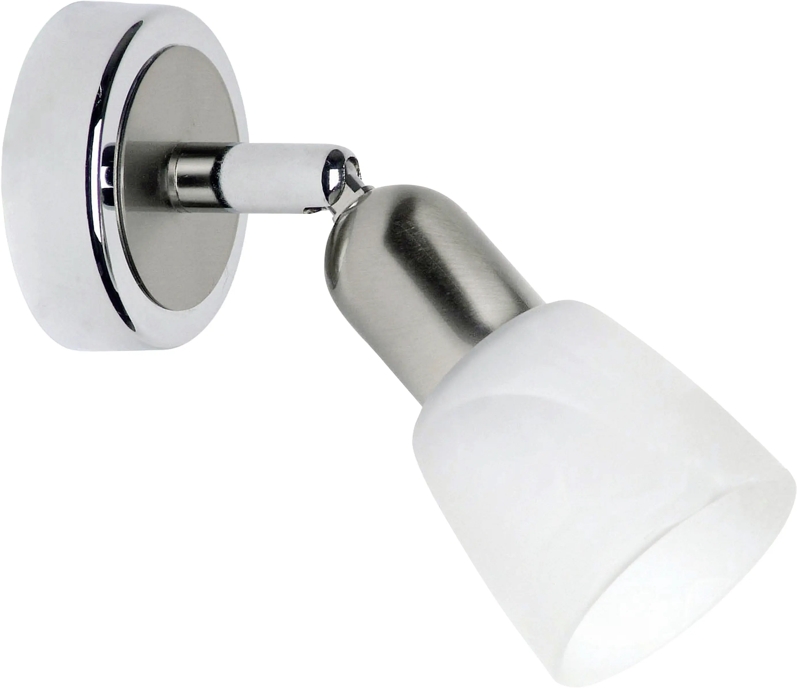 Brilliant 1er Spot Sofia eisen-chrom 8 x 19 cm E14, max. 40 W Brilliant 1er Spot Sofia eisen-chrom 8 x 19 cm E14, max. 40 W