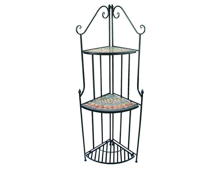 Siena Garden Eckregal Prato 34 x 34 x 140 cm