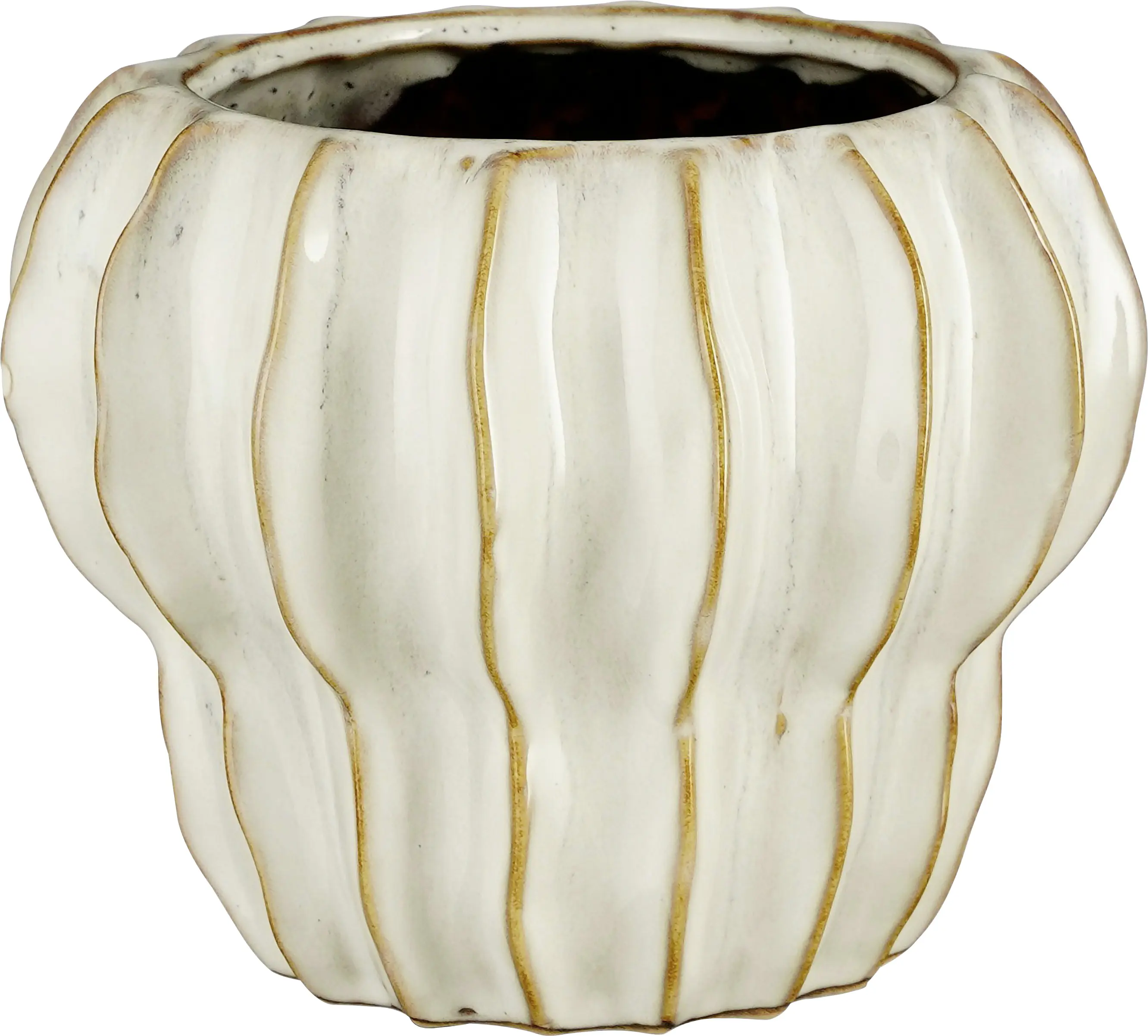 Mica Decorations Topf Altea ceramic 13,5 x 18 cm weiß