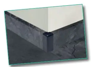 Classen Außenecke für FUXX-Laminatleiste 65 x 18 mm steingrau