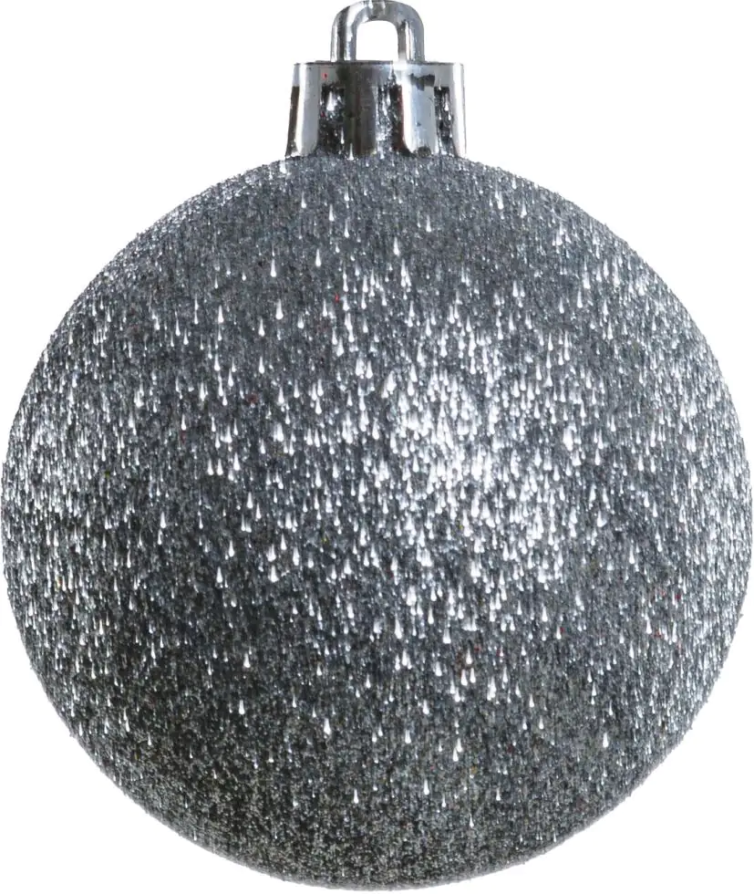 TrendLine Weihnachtskugeln bruchfest, langlebig Ø 6, 8 10 cm silber 26 Stück TrendLine Weihnachtskugeln bruchfest, langlebig Ø 6, 8 10 cm silber 26 Stück
