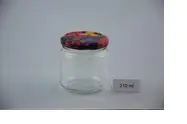 Omega Marmeladenglas Früchtedeckel 210 ml
