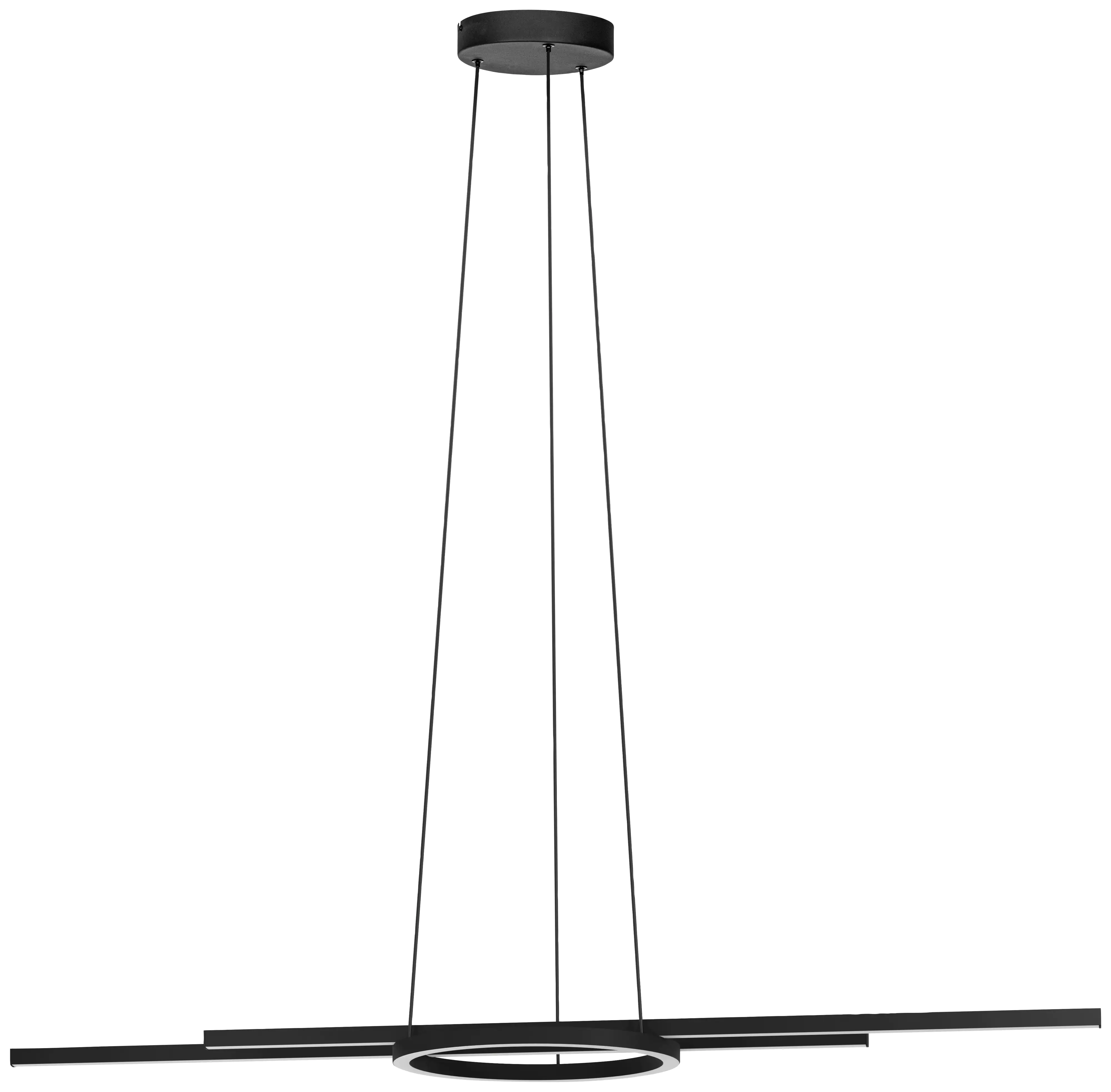 Eglo Connect LED Pendelleuchte Zillerio-Z schwarz 116 x 30 x 110 cm