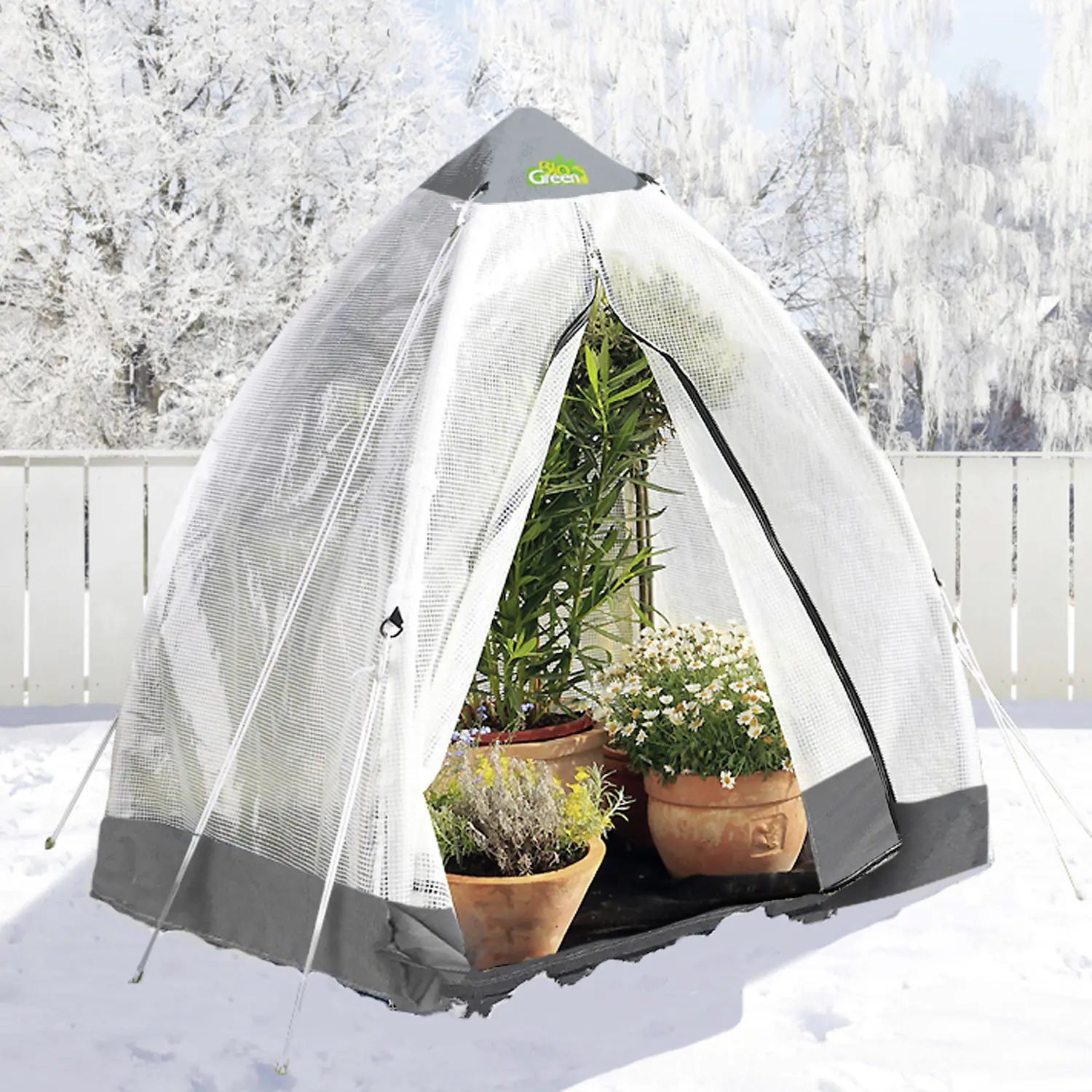 Bio Green Überwinterungszelt Tropical Island M 130 x 130 x 150 cm
