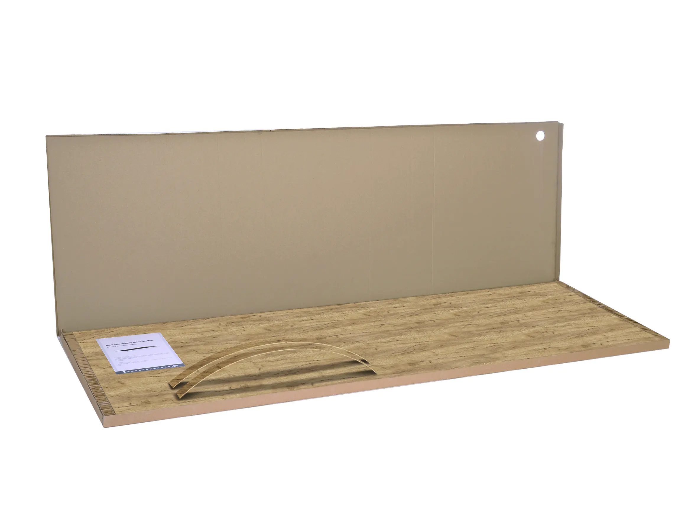 Kronoflooring Arbeitsplatte Gold Craft Oak 246 x 63,5 x 3,8 cm eiche