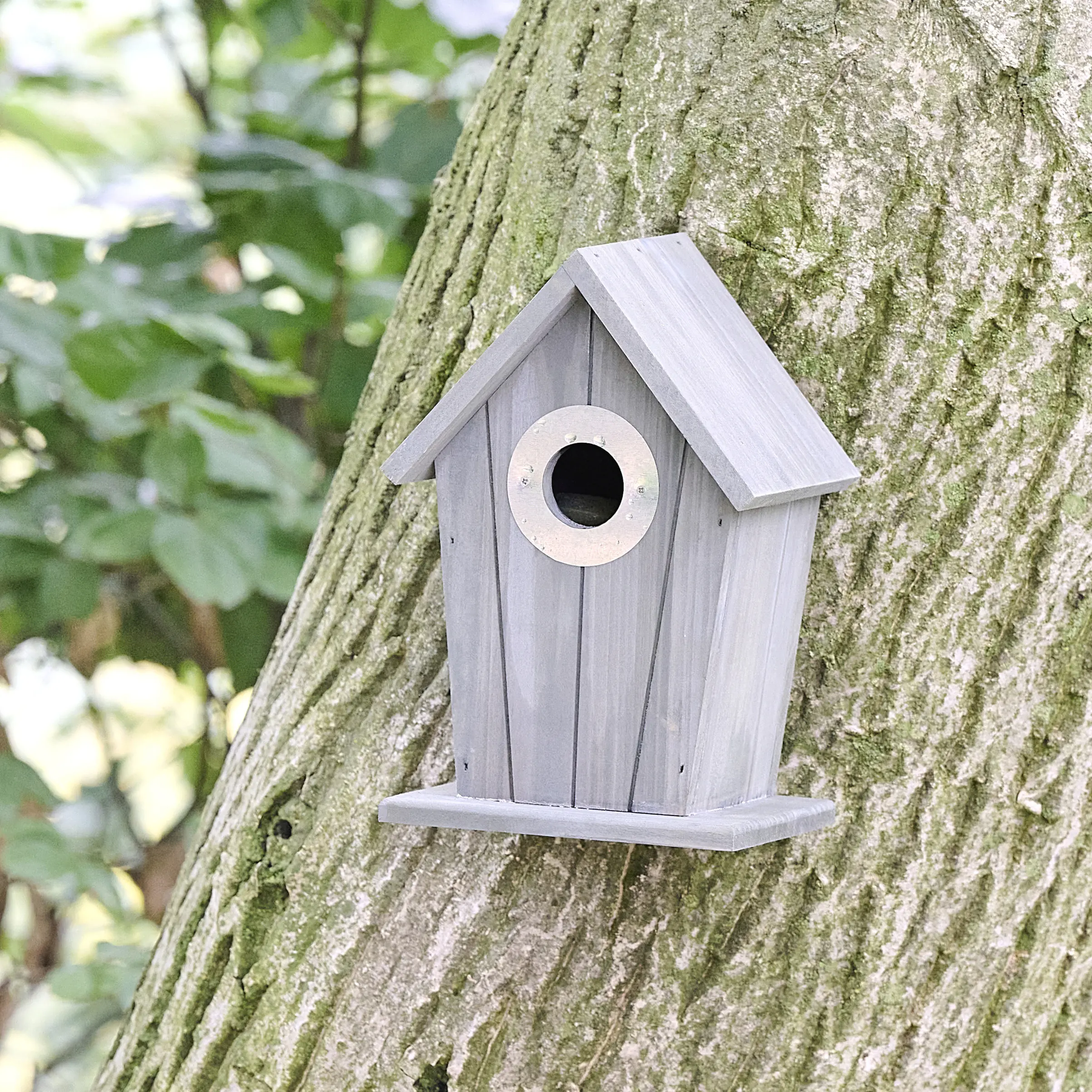 CJ Wildbird Nistkasten Cabin 22 x 15 cm grau