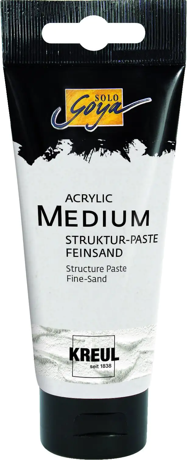 Kreul Solo Goya Acrylic Medium Struktur-Paste Feinsand 100 ml