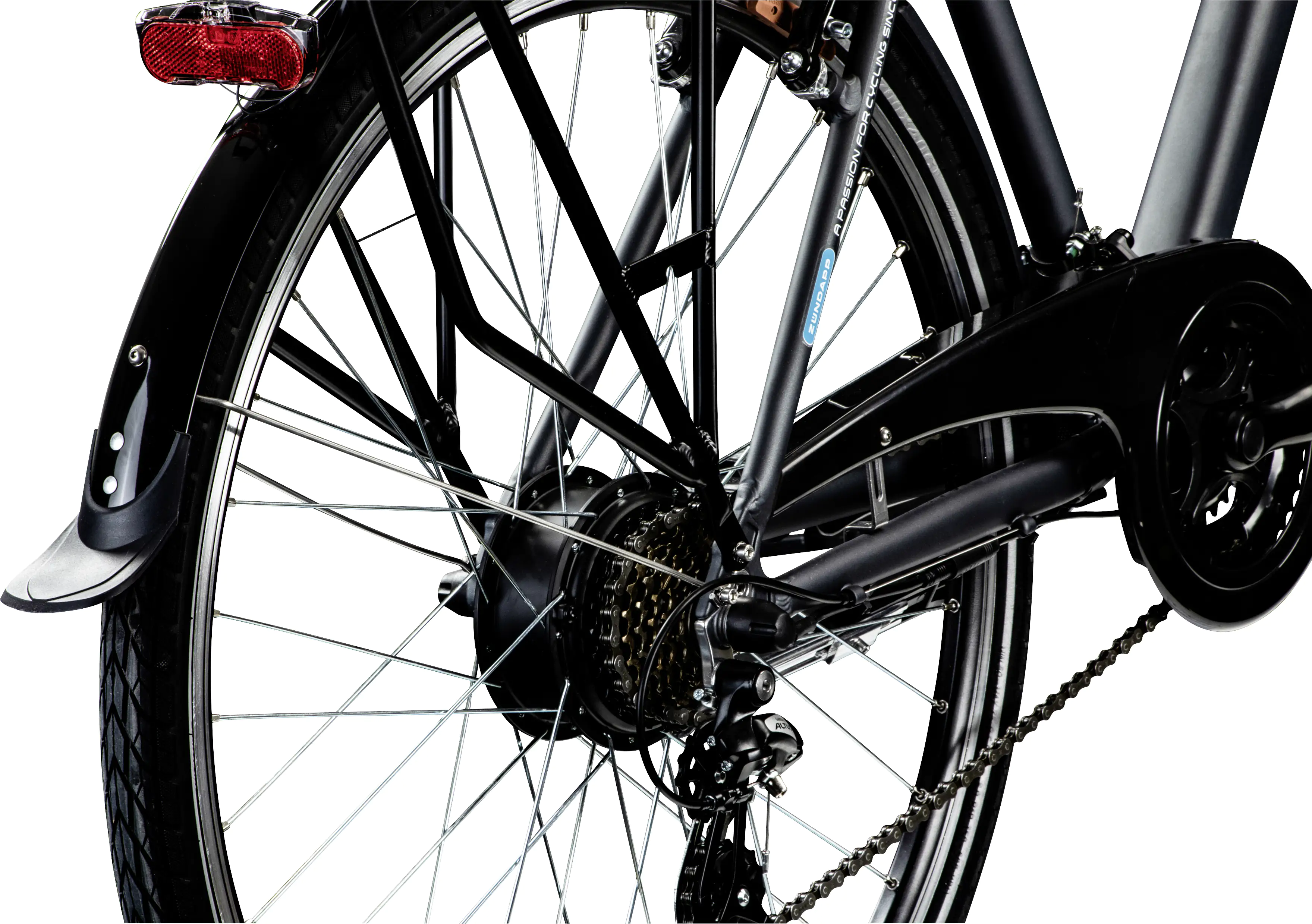 Zündapp E-Bike Trekking Green Herren 7.7 28 Zoll 21-Gang 374 Wh grau blau