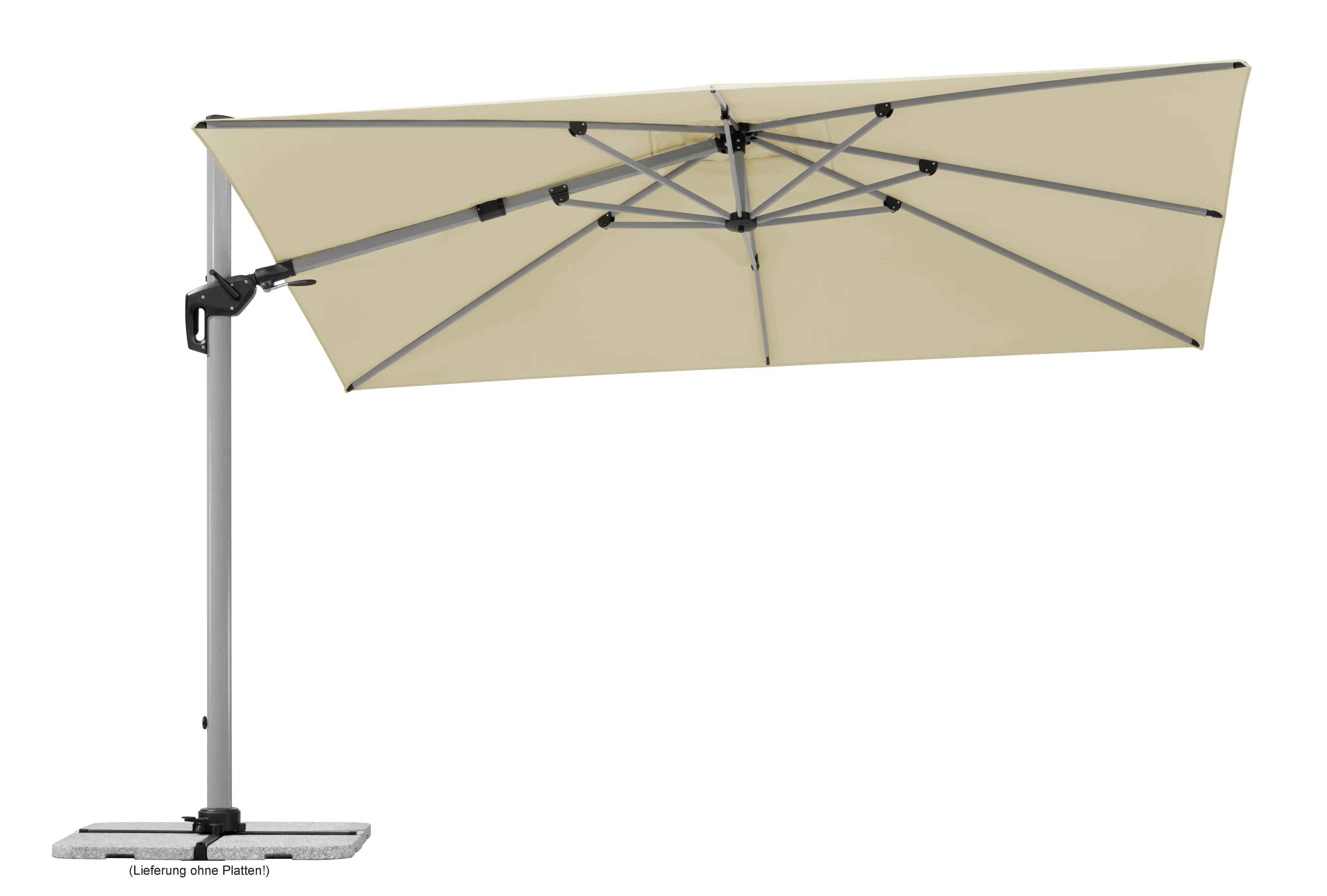 Schneider Ampelschirm Bermuda natur 260 x 350 cm Schneider Ampelschirm Bermuda natur 260 x 350 cm