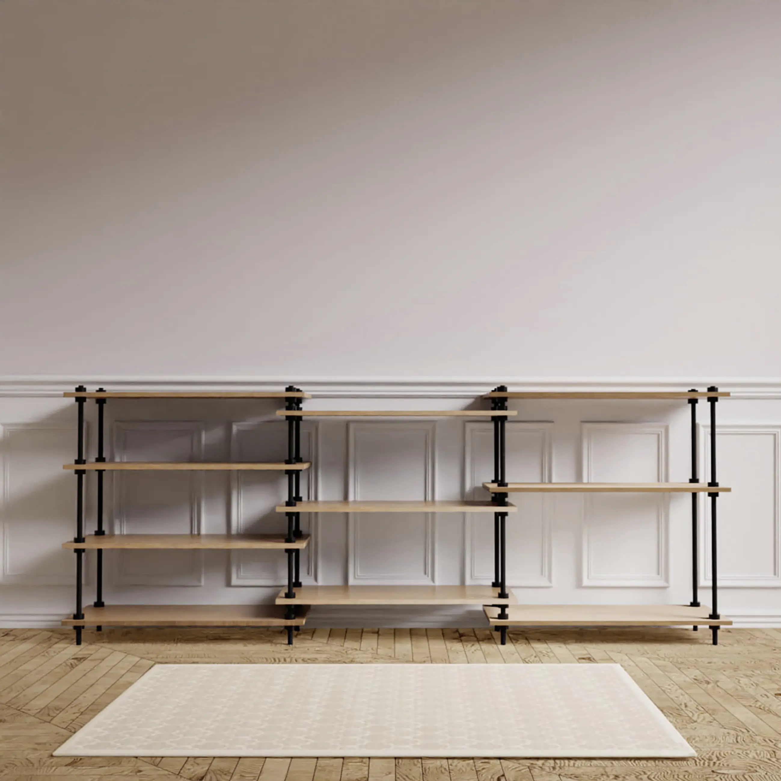Ar Shelving Standregal-Set Deco Nebraska 92,5 x 235 cm 400 kg