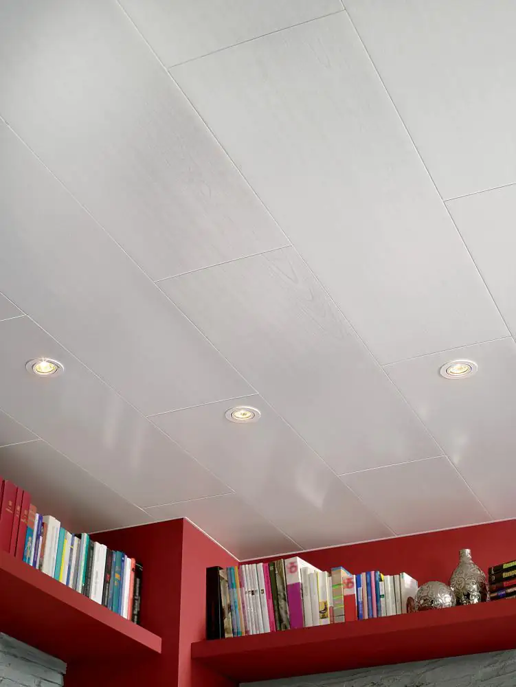 Grosfillex Kunststoffpaneele Easy Top 120 x 35 cm, 5 mm Esche weiß