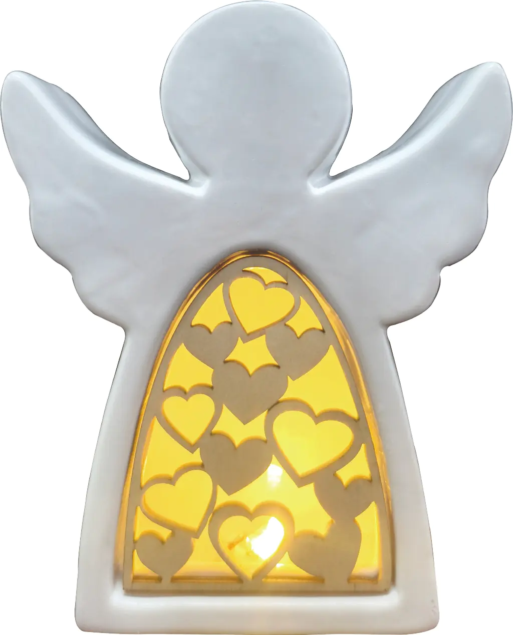 TrendLine Keramikengel Keramik 15 x 5,5 x 18 cm weiß