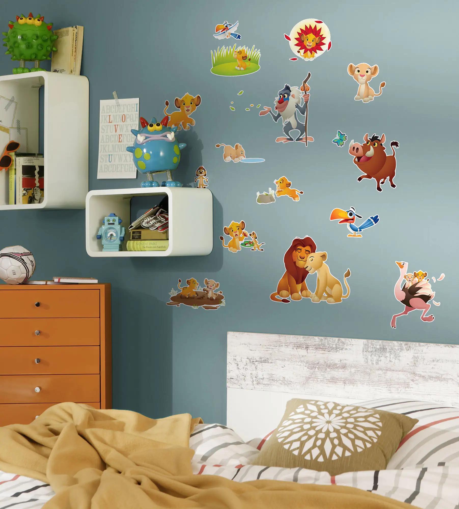 Komar Dekosticker Lion King Wildlife 50 x 70 cm Komar Dekosticker Lion King Wildlife 50 x 70 cm