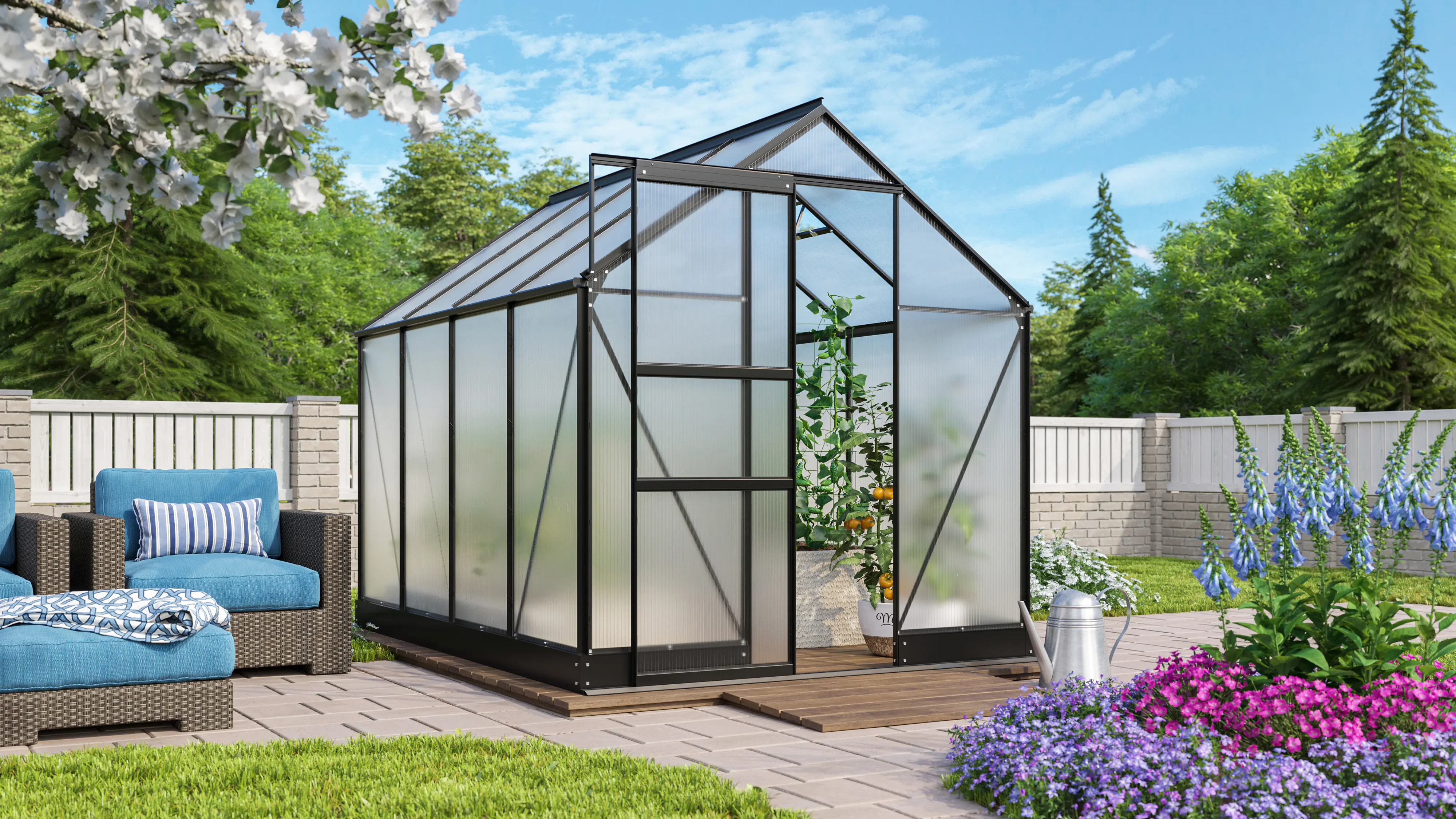 Vitavia Gewächshaus Apollo 5000 195 x 261 cm 6 mm HPK