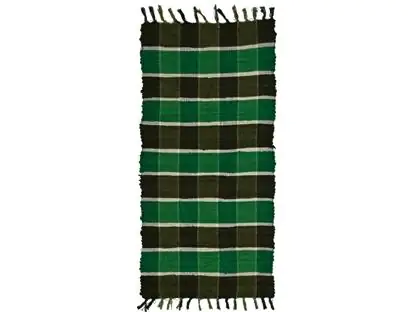 Alabama Fleckerlteppich Californien apfelgrün, 60 x 120 cm