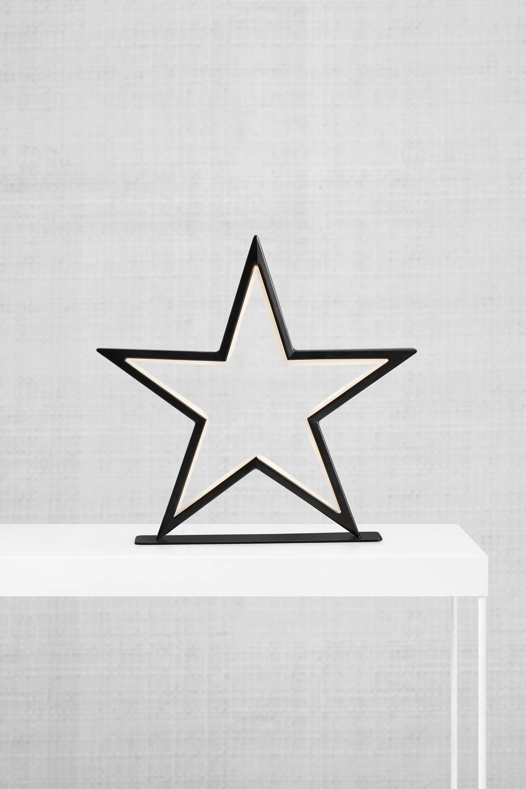 Markslöjd Tischdeko Stern Vega schwarz