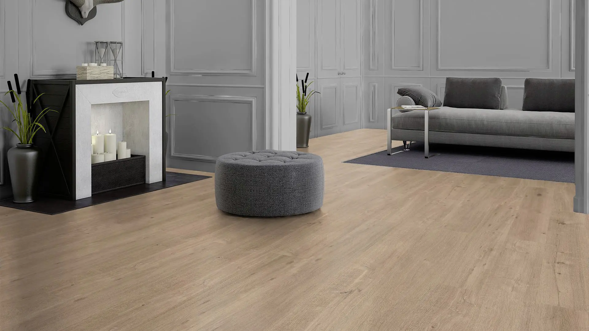 Classen Laminat 7 mm 4V 128,6 x 19,4 cm 7 mm Eiche natur