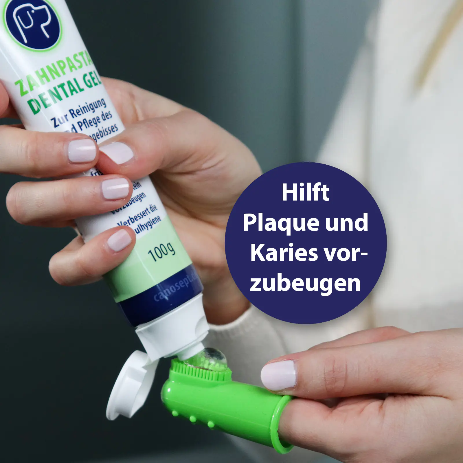 Canosept Zahnpflege-Set für Hunde 3-teilig