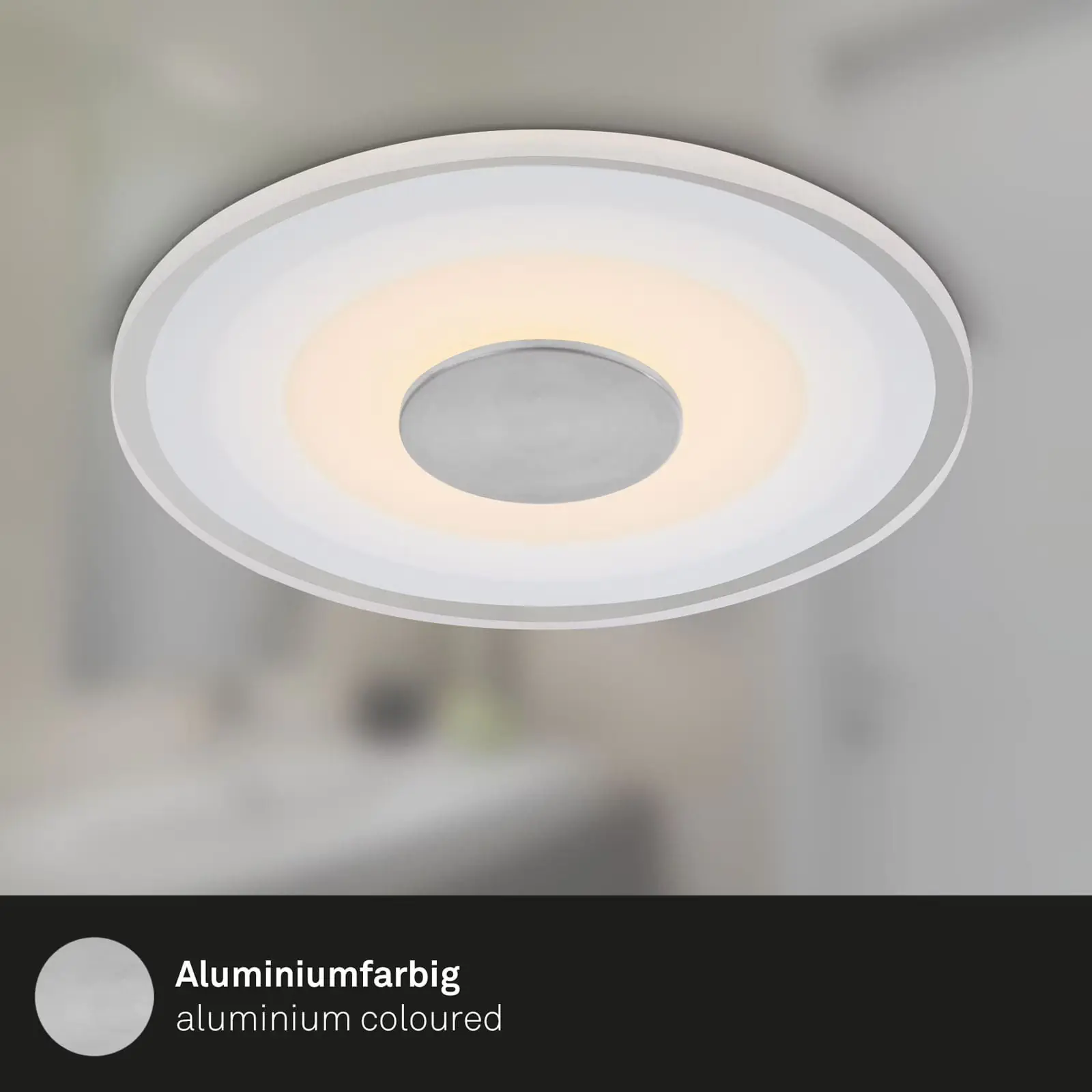 Di-Ka LED Einbauleuchte Verre 3er Set alu Ø 12 cm 6W, warmweiß