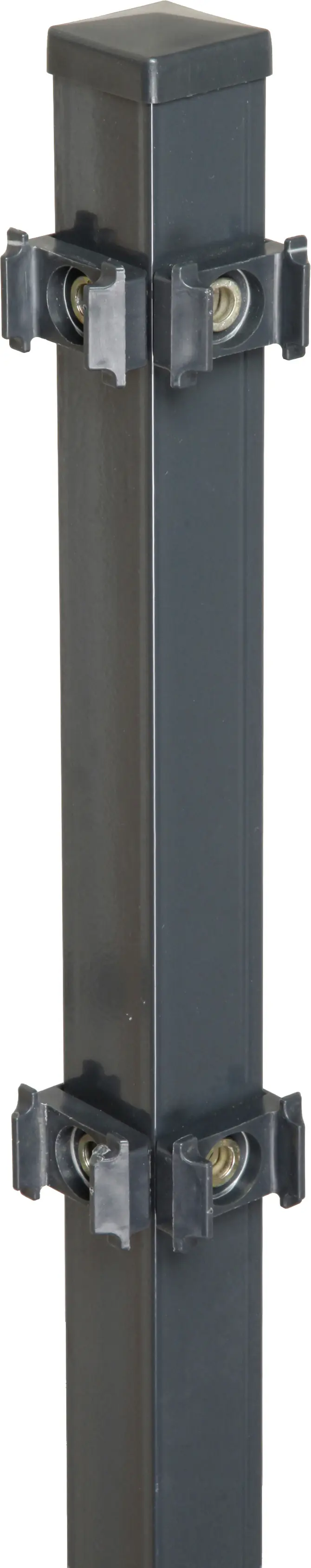 Floraworld Zauneckpfosten Classic 125 x 4 x 4 cm anthrazit