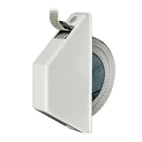 Schellenberg Halbeinlaßwickler mini weiß inkl. 5 m Gurt