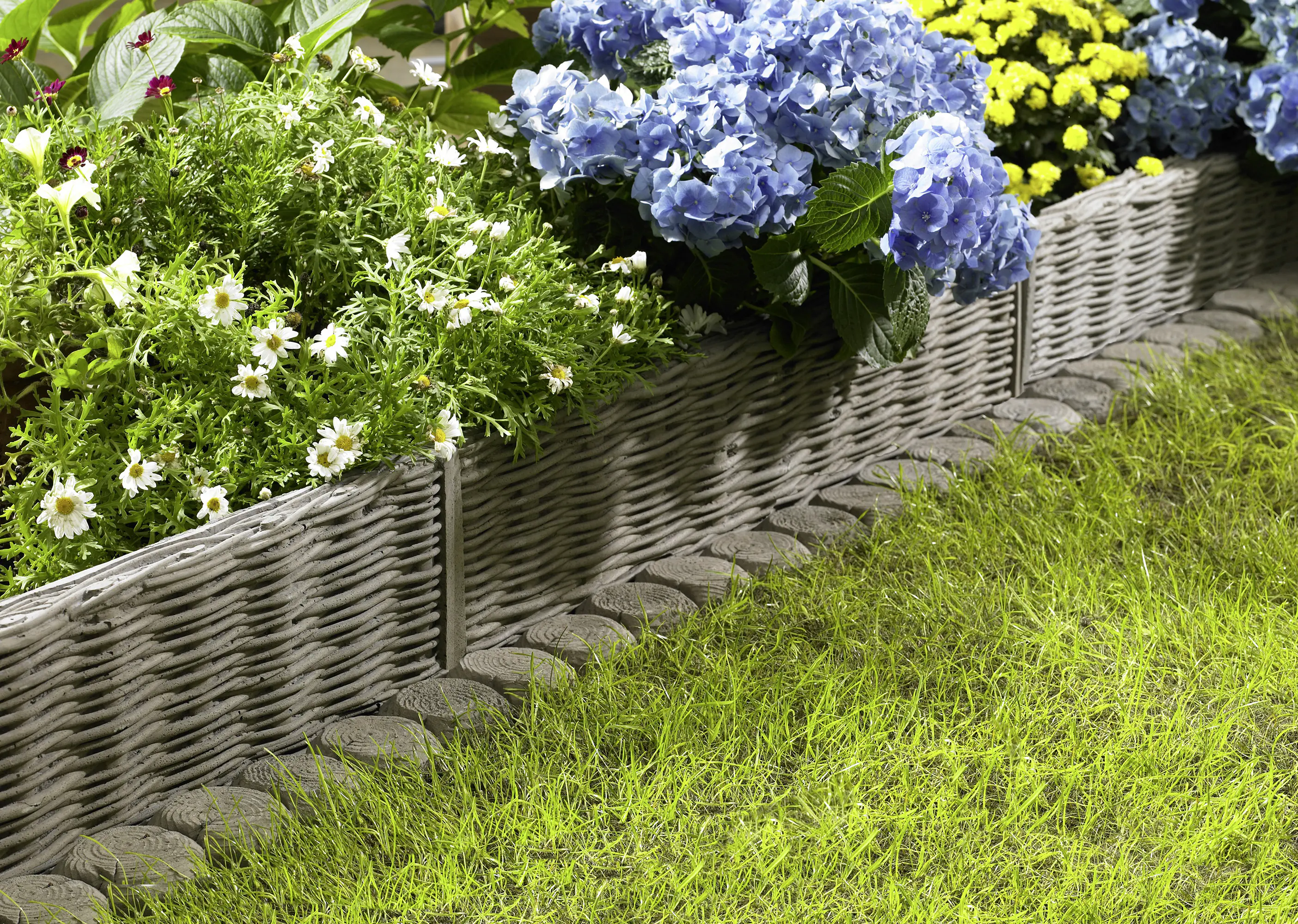 Kann ZierElement Weidengeflecht 90 x 25 x 4 cm braun