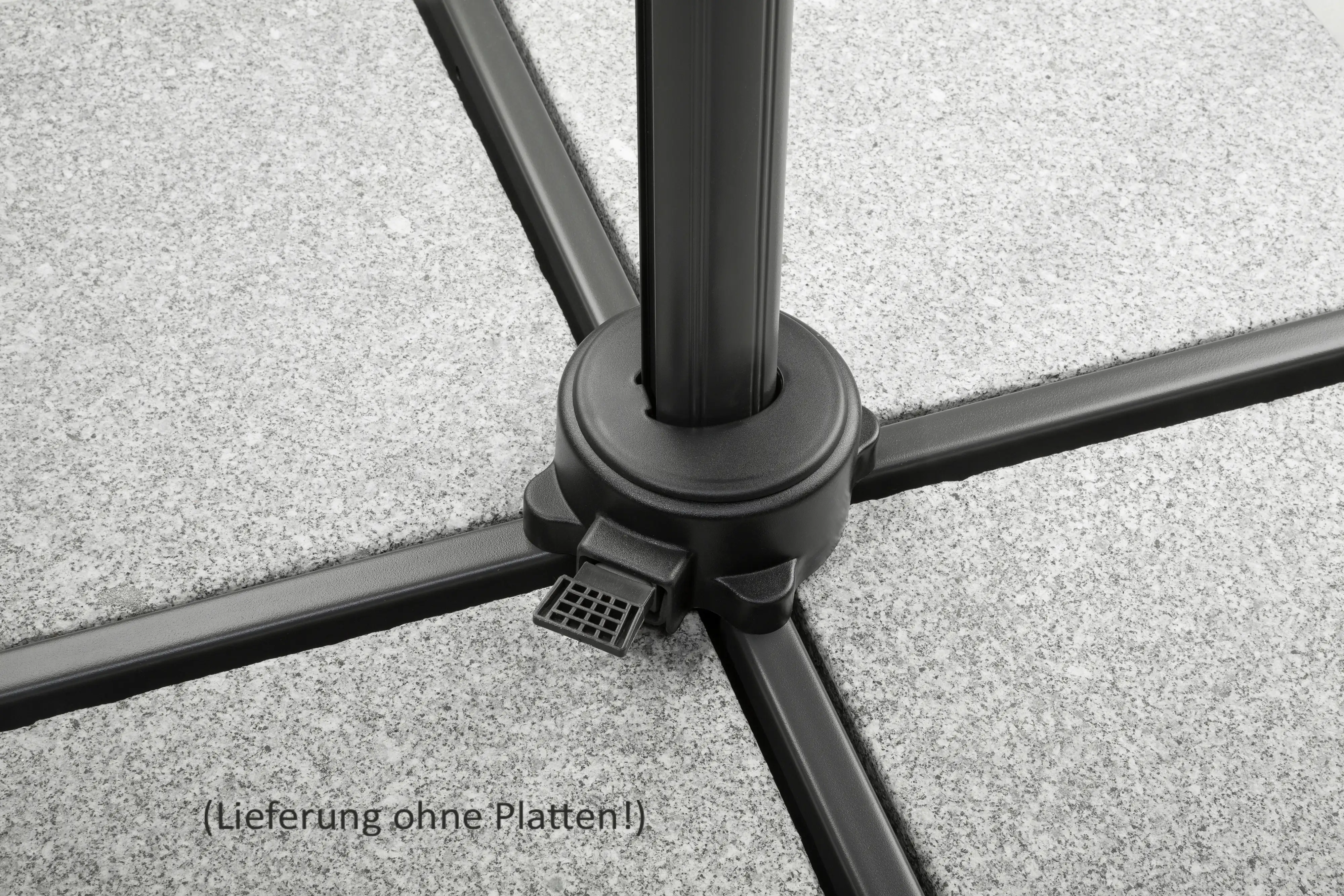 Schneider Ampelschirm Rhodos Blacklight anthrazit Ø 300 cm Schneider Ampelschirm Rhodos Blacklight anthrazit Ø 300 cm