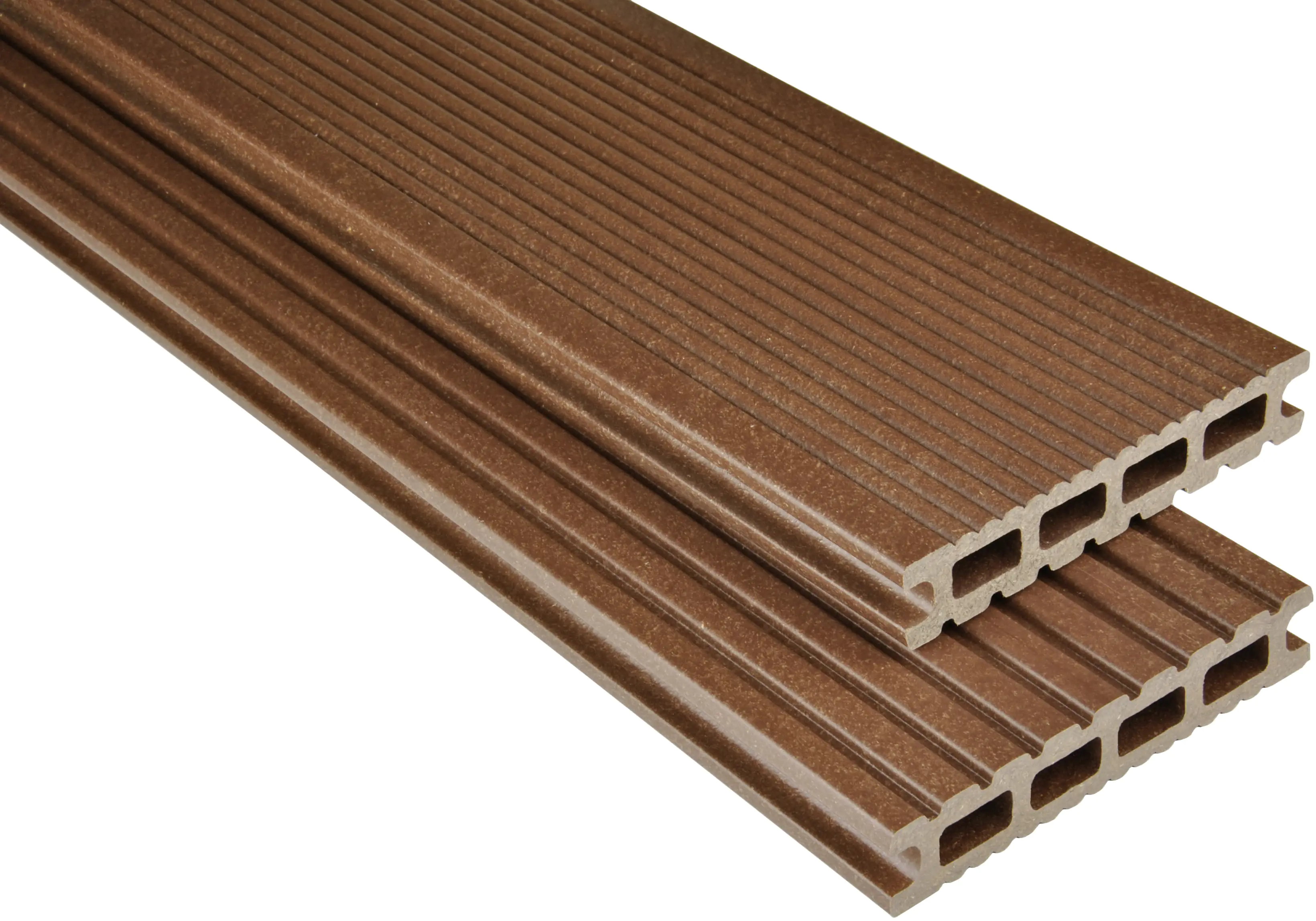 4002718720252 Kovalex Terrassendiele WPC 300 x 14,5 x 2,6 cm braun mattiert
