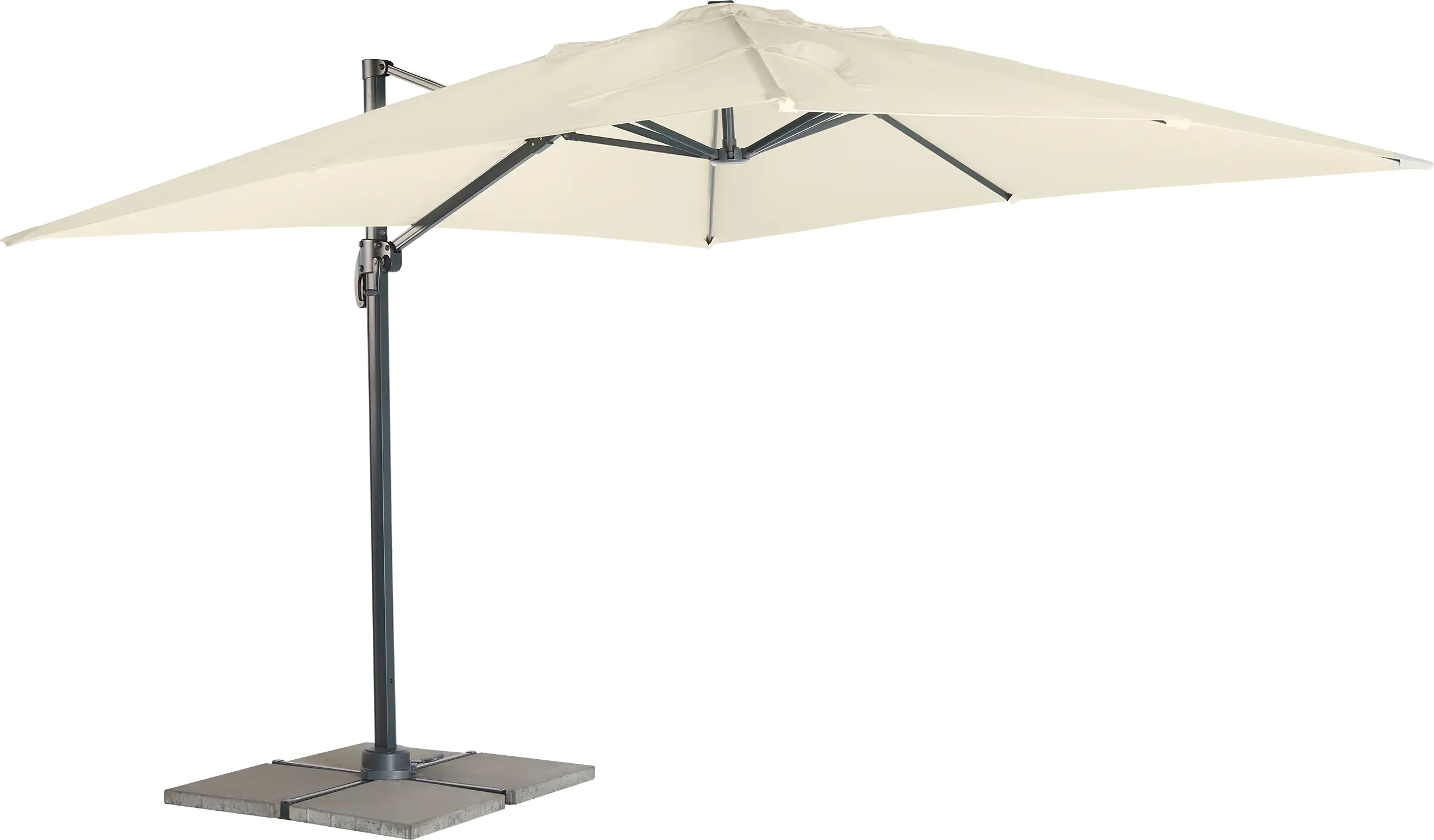 Primaster Ampelschirm Catania beige, 300 x 300 cm Primaster Ampelschirm Catania beige, 300 x 300 cm