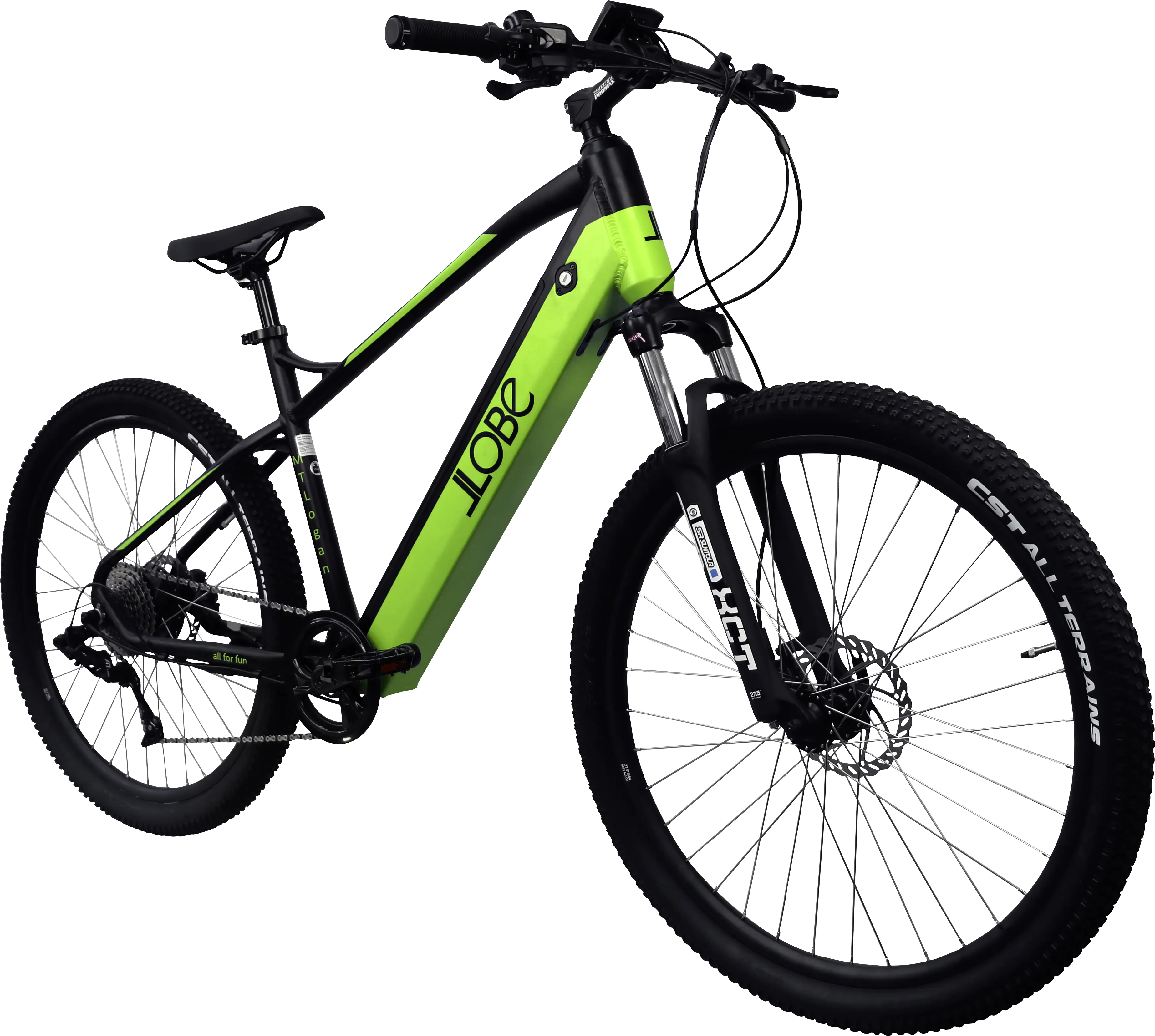 LLobe E-Bike Mountain MT Logan 27,5 Zoll RH 48cm 10-Gang 468 Wh mattgrau-grün LLobe E-Bike Mountain MT Logan 27,5 Zoll RH 48cm 10-Gang 468 Wh mattgrau-grün