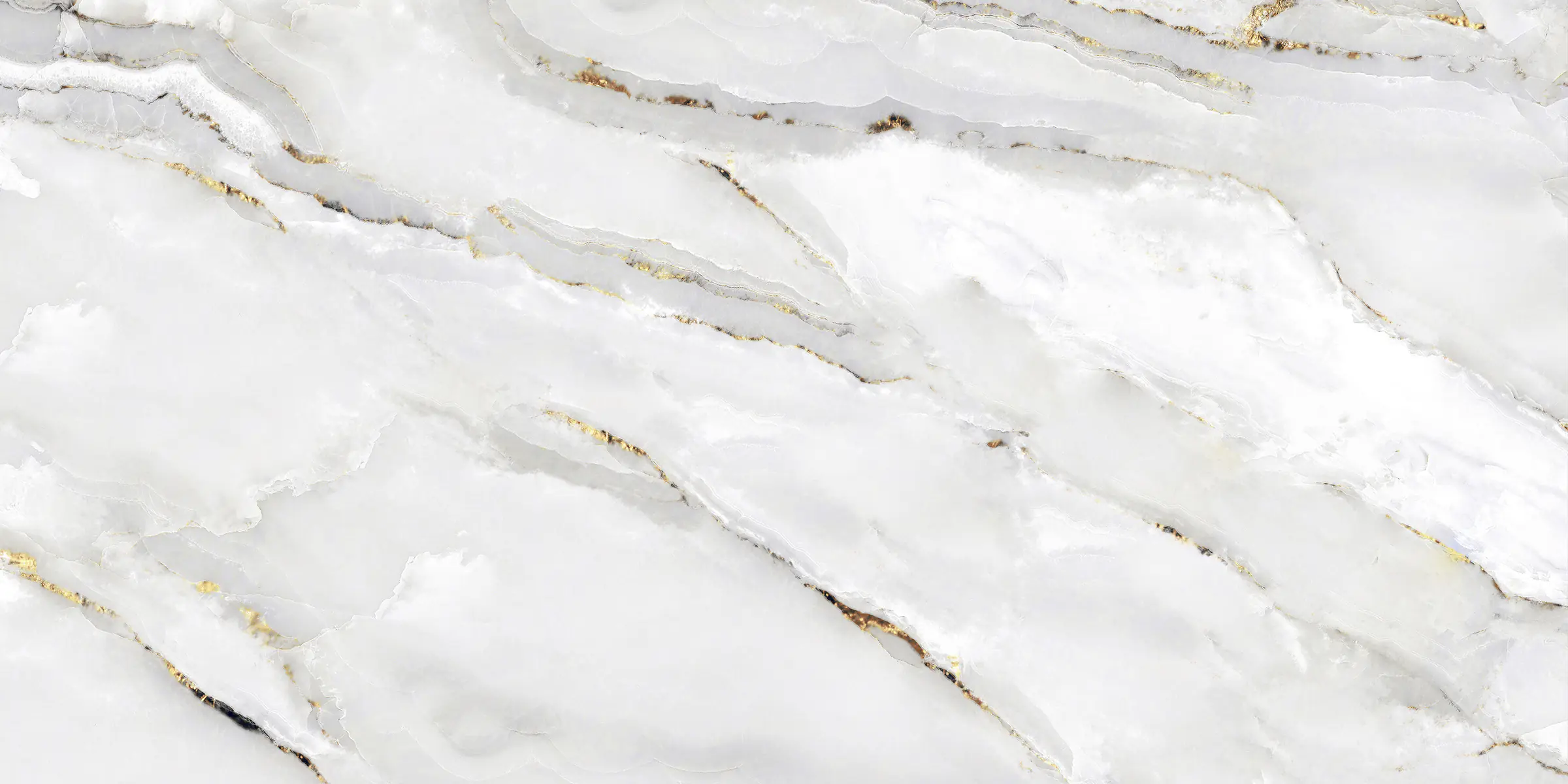 Bodenfliese Feinsteinzeug Alabaster Cleo Light 60 x 120 cm weiß/gold Bodenfliese Feinsteinzeug Alabaster Cleo Light 60 x 120 cm weiß/gold