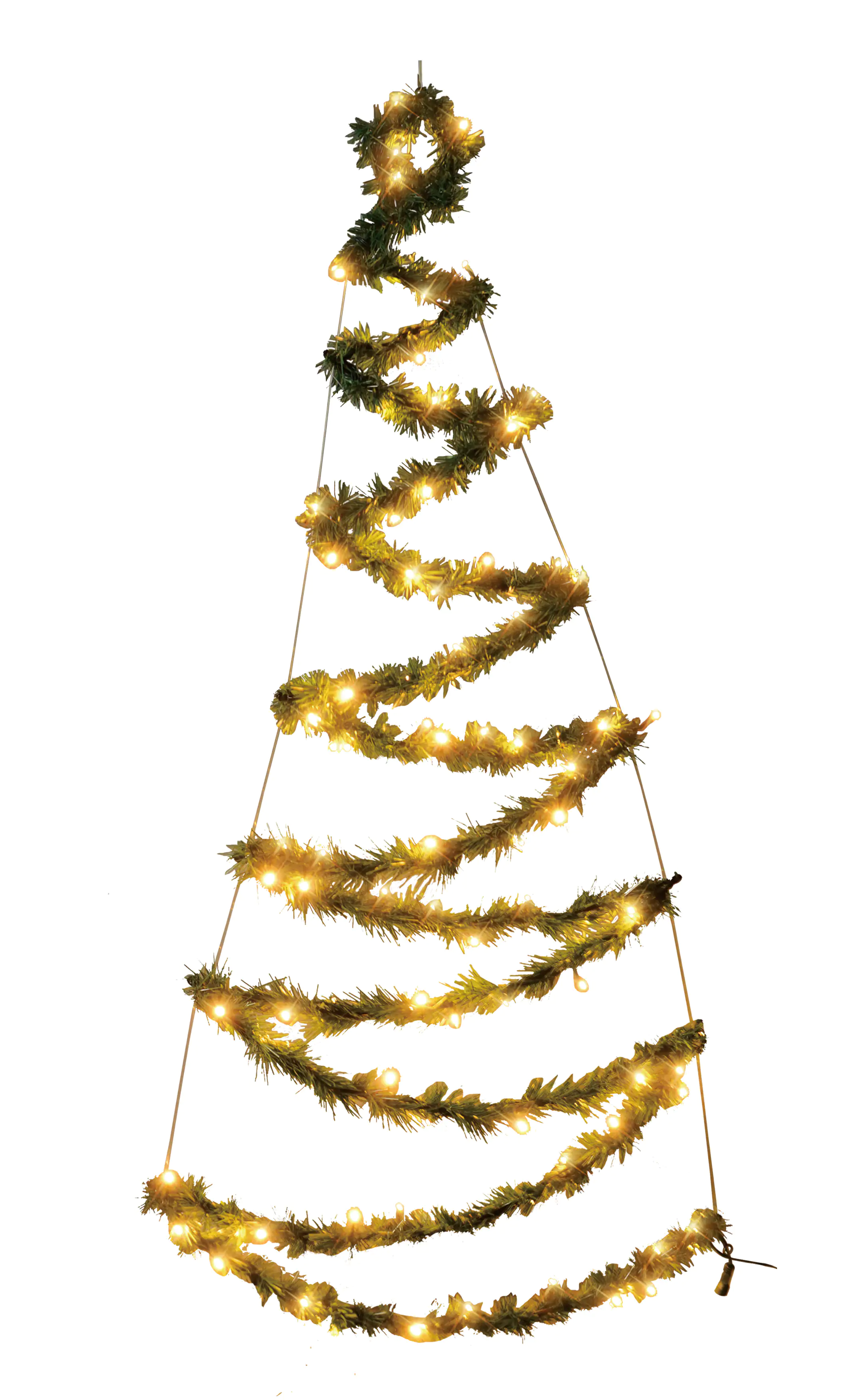 4333692378550 TrendLine LED Aufhänger Tannenbaum 150 cm warmweiß Außen mit Timer