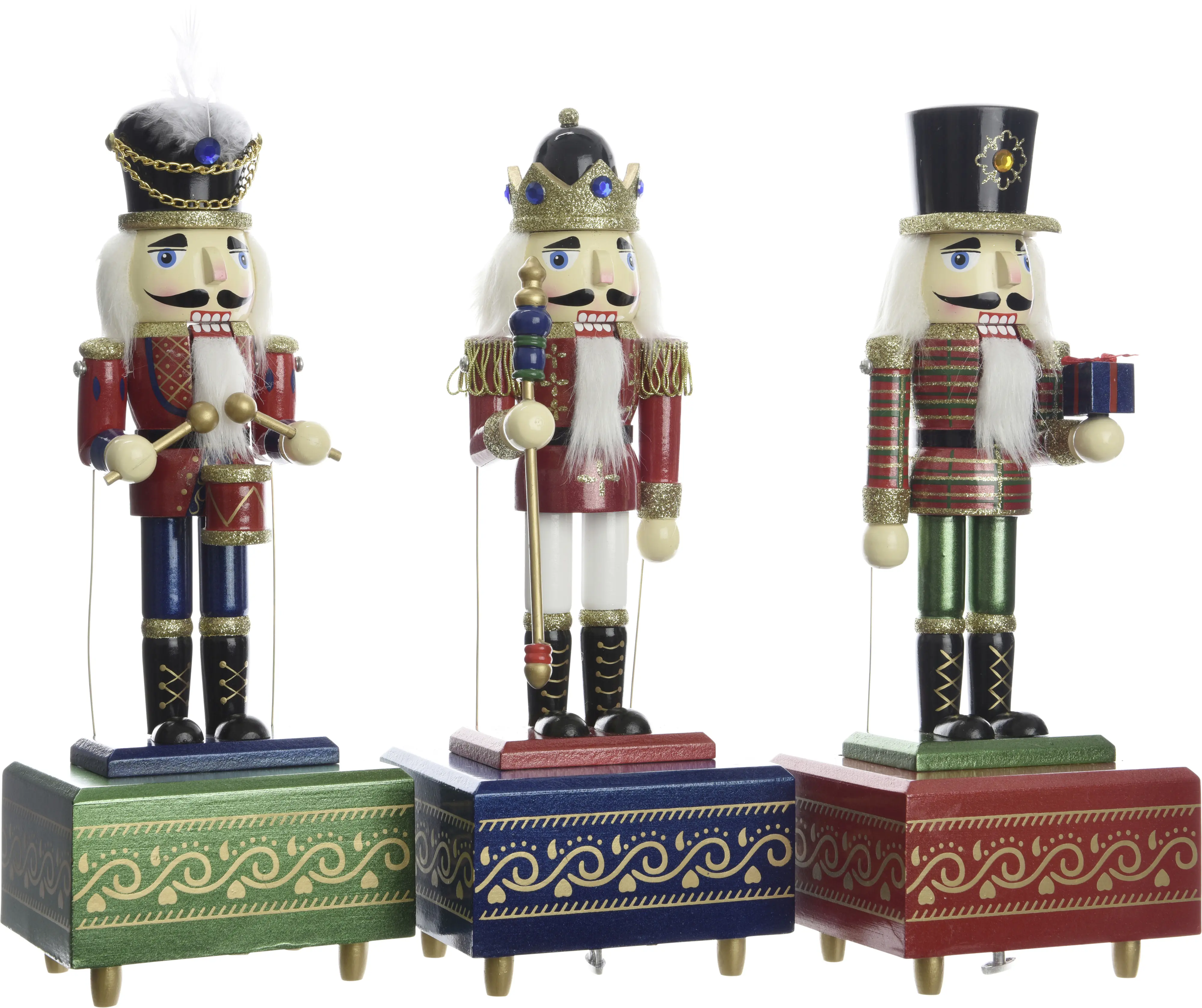 Kaemingk Spieluhr Nussknacker 11,5 x 9,5 x 30 cm