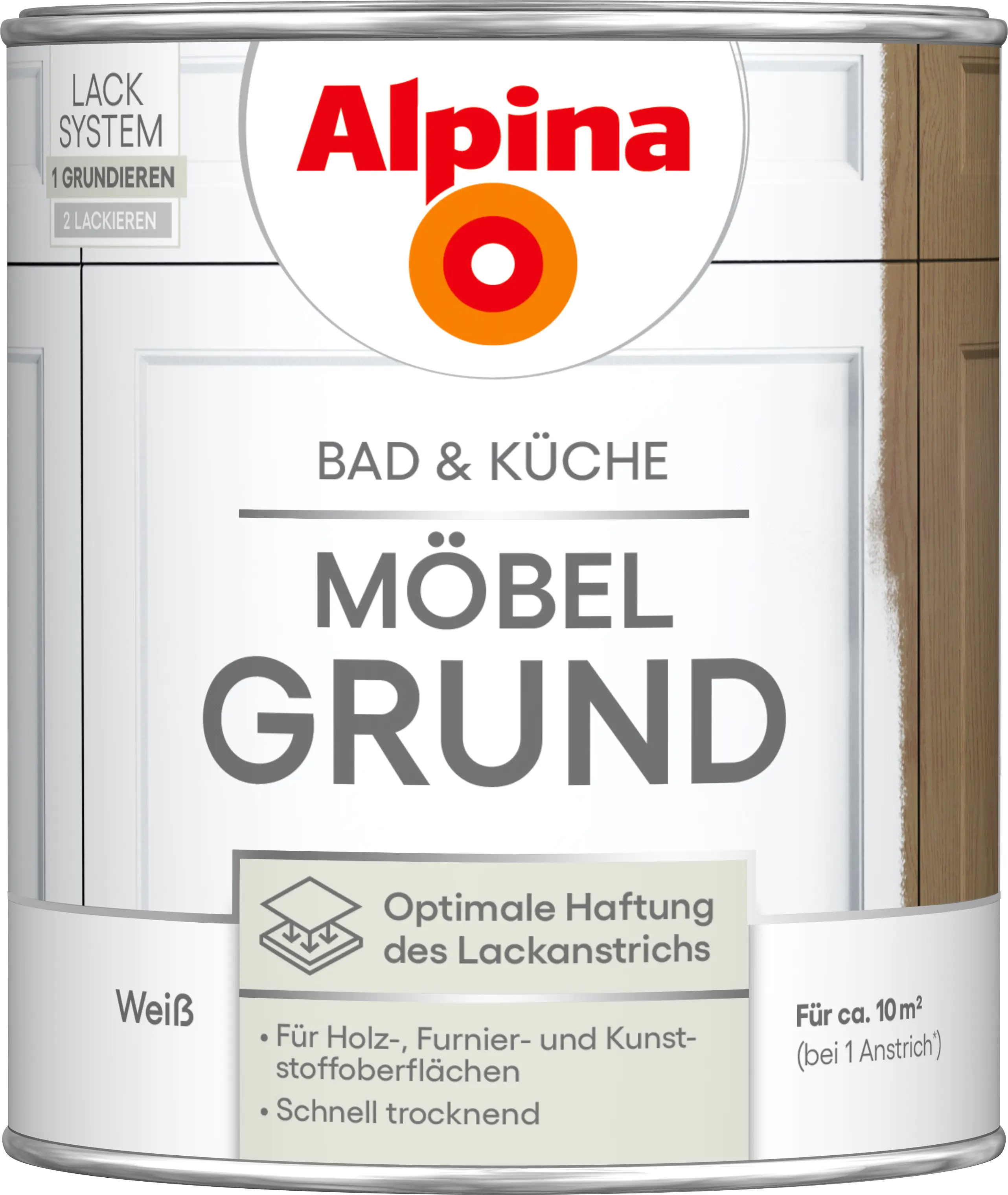 Alpina Möbellack für Küche & Badezimmer Grundierung 750 ml